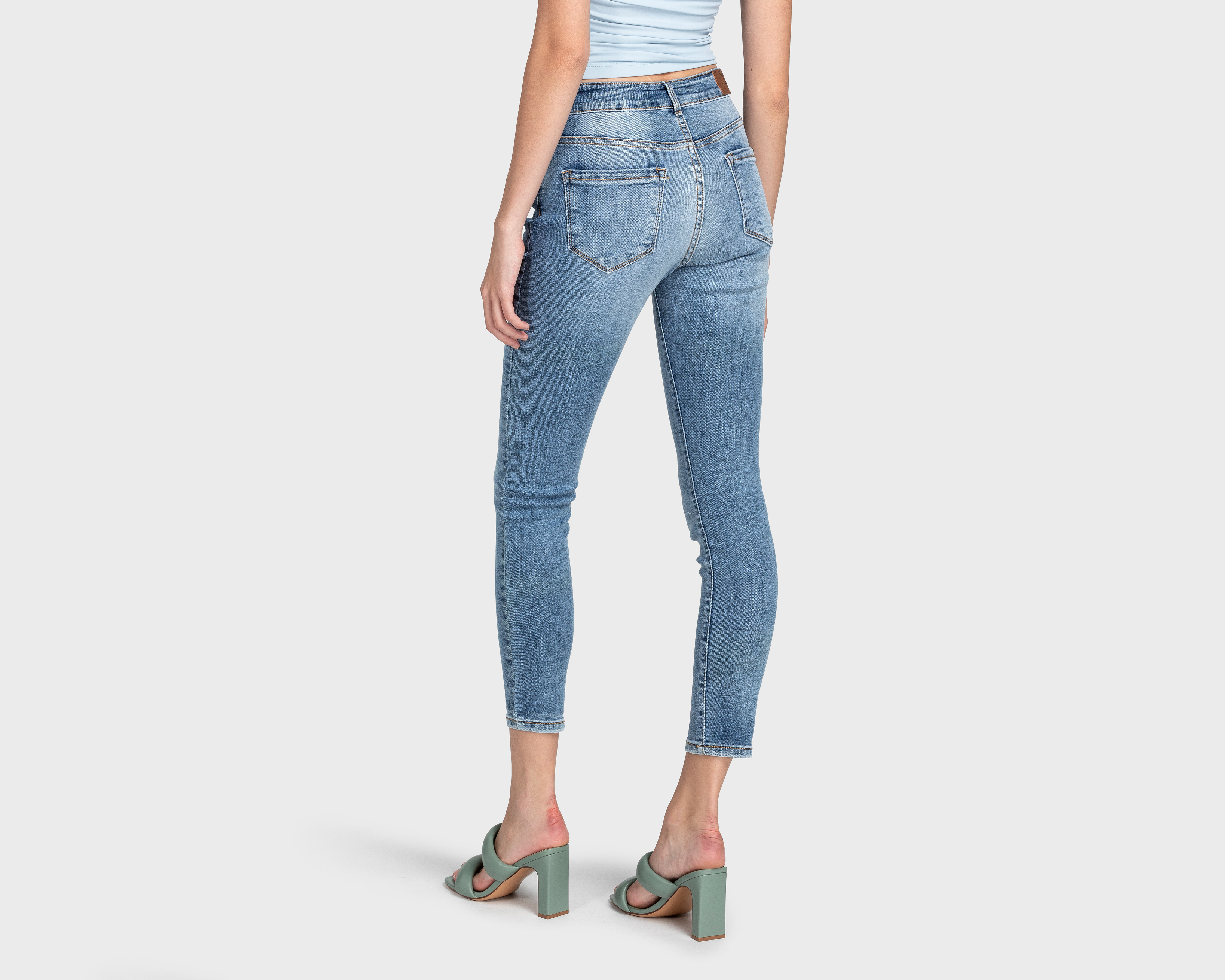 Foto 3 | Foto 3 | Jeans Skinny Boy London para Mujer