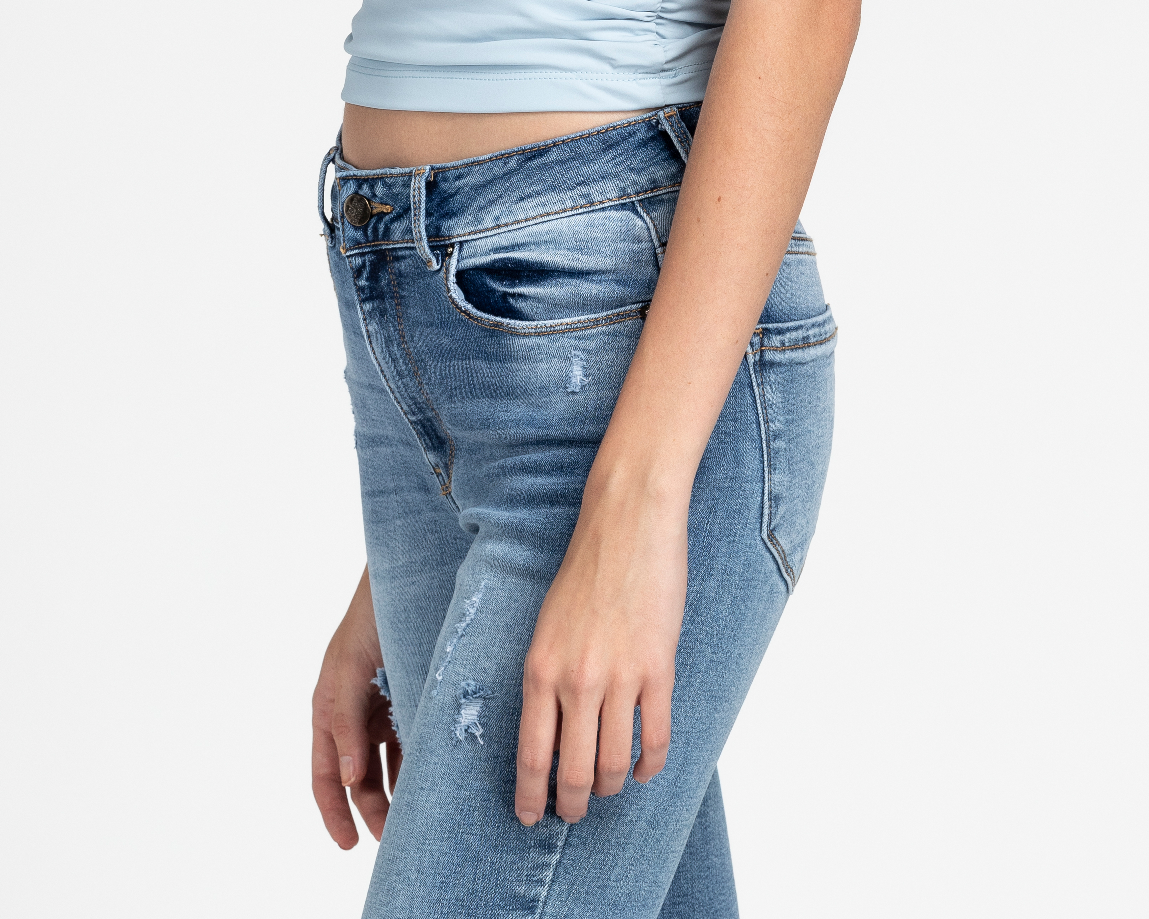 Foto 4 | Foto 4 | Jeans Skinny Boy London para Mujer