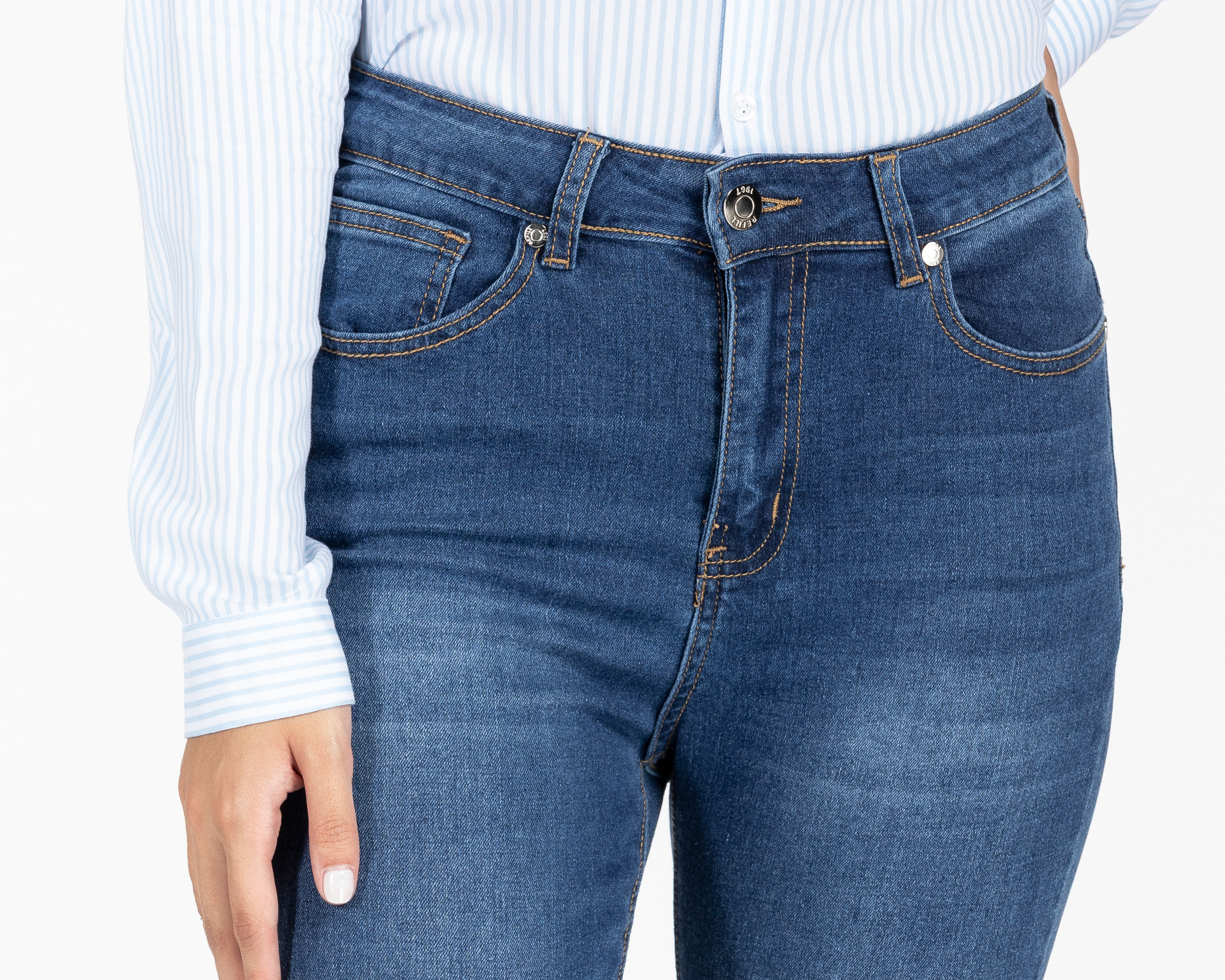 Foto 5 | Foto 4 | Jeans Skinny Refill para Mujer