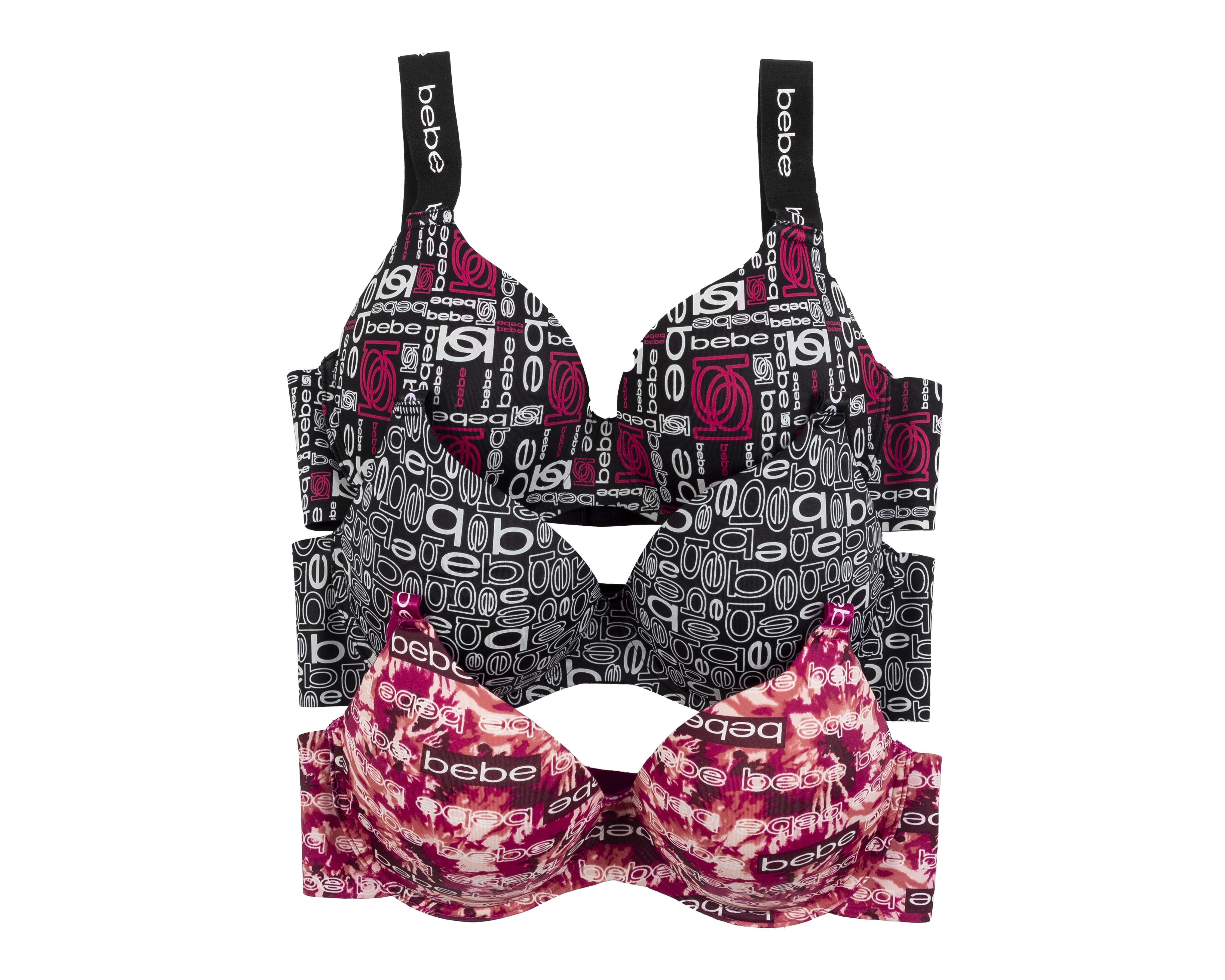Foto 2 pulgar | Foto 1 | Brasier Estampado Bebe con Varilla para Mujer 3 Pack