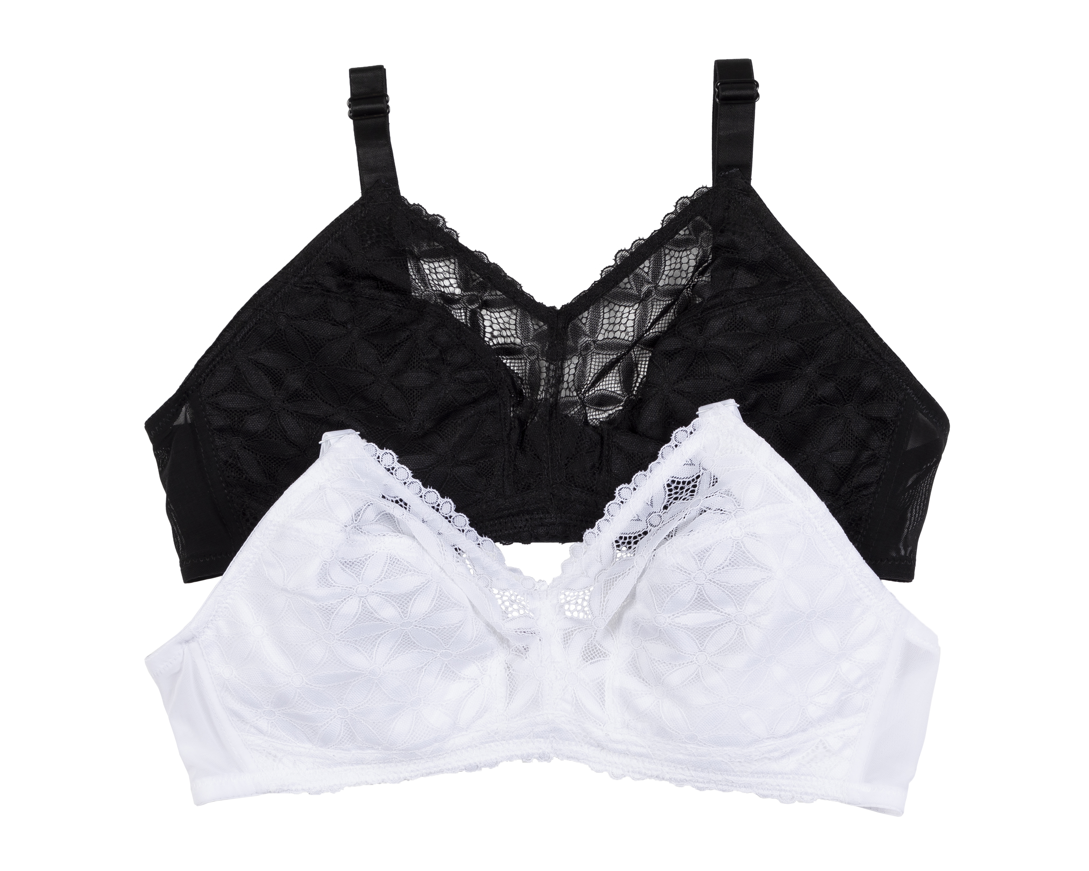 Brasier de Encaje Carnival sin Copas para Mujer 2 Pack