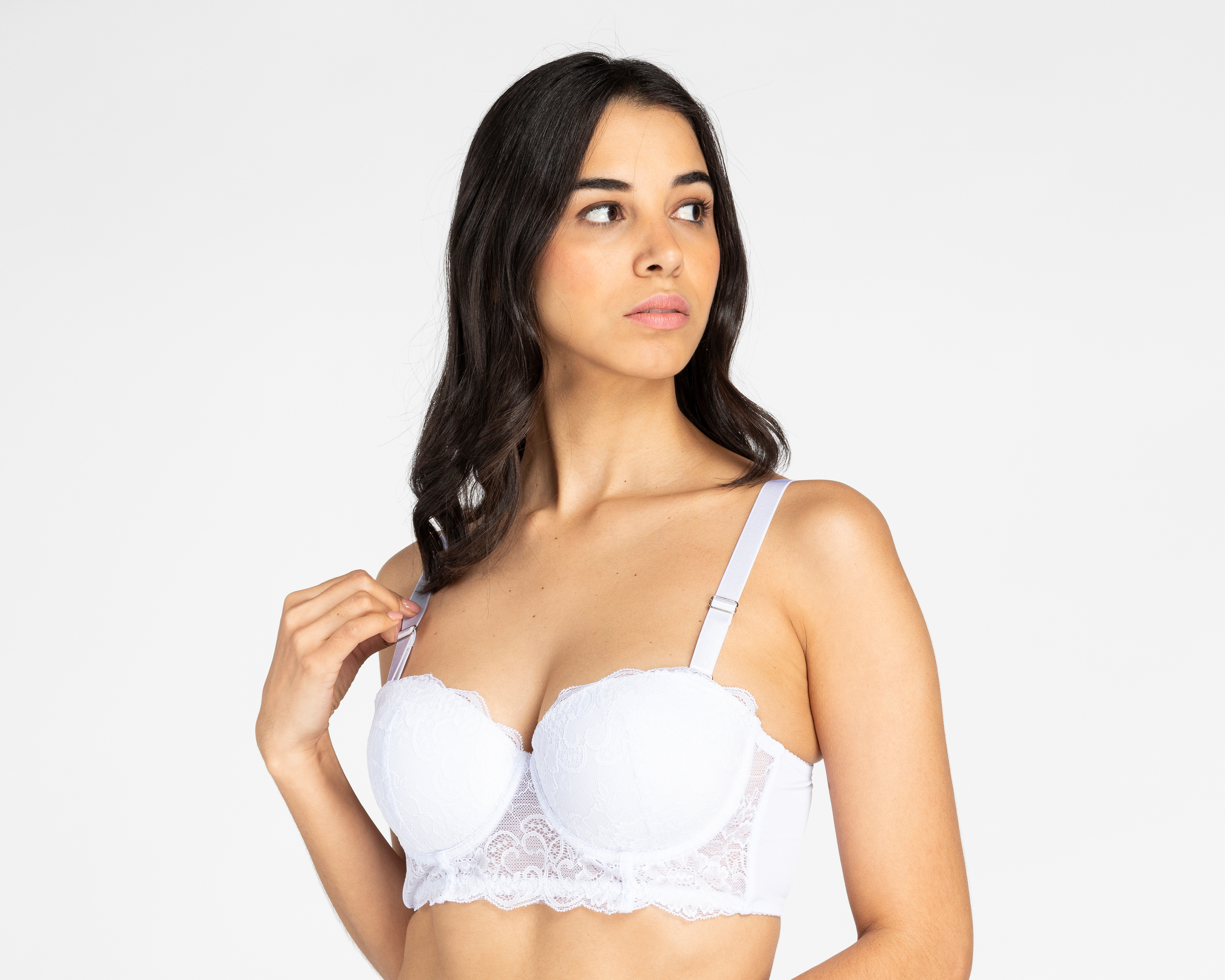 Foto 3 pulgar | Foto 2 | Brasier con Encaje Beauty Secret Copa Completa para Mujer 3 Pack