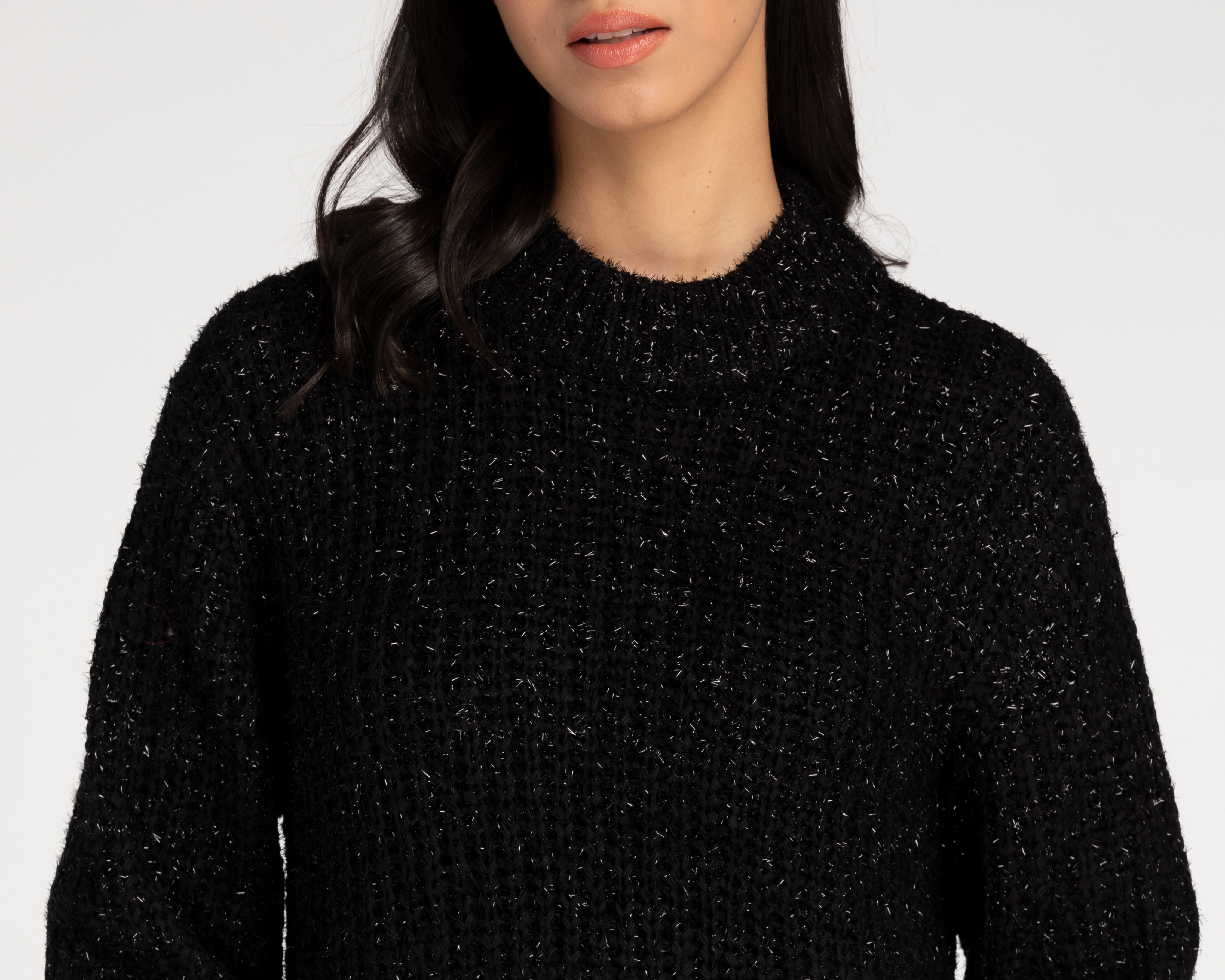 Foto 8 pulgar | Foto 7 | Suéter Sahara Tejido Negro