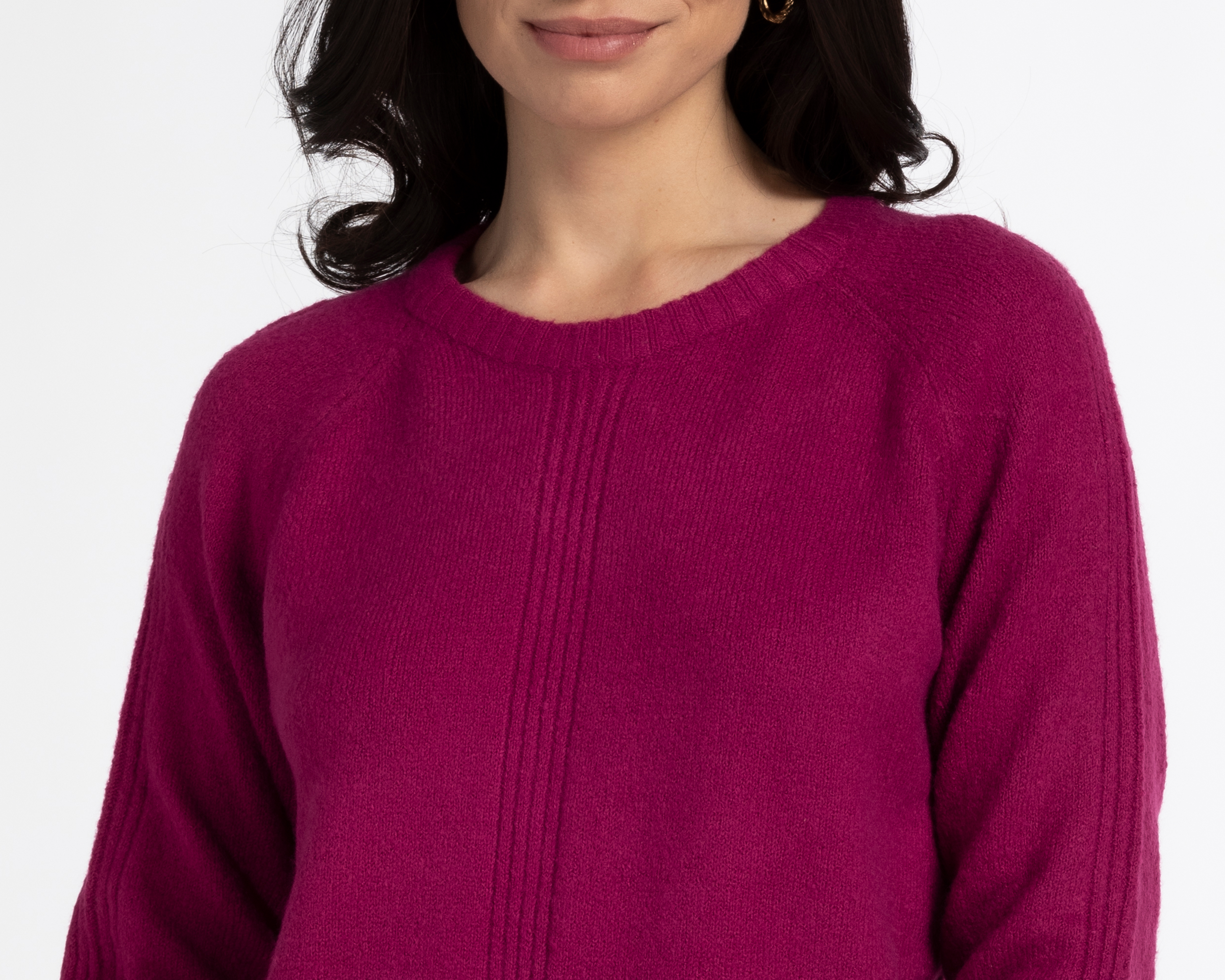 Foto 5 pulgar | Foto 4 | Suéter Sahara Afelpado con Cuello Redondo