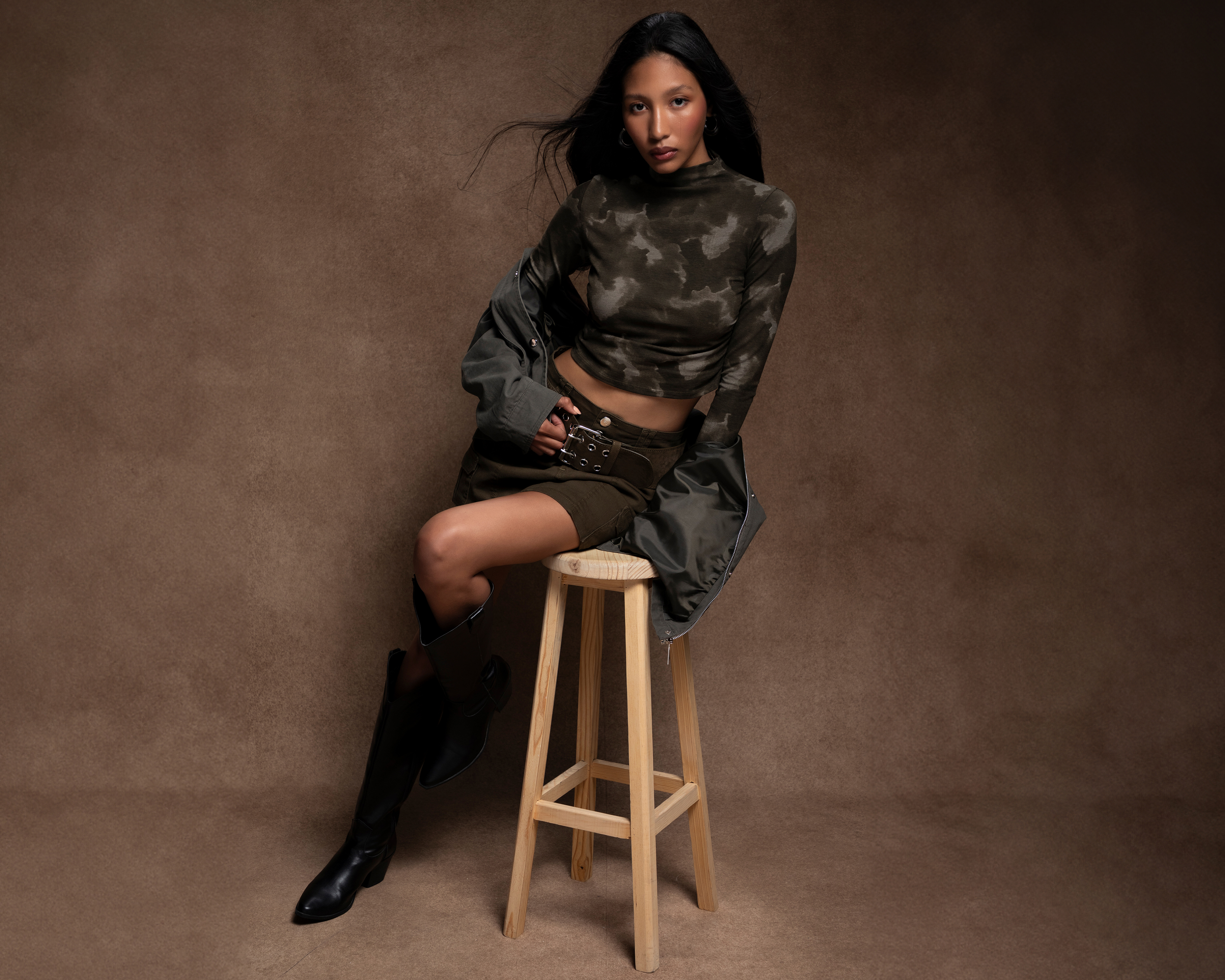 Foto 2 pulgar | Foto 1 | Playera Manga Larga Strona para Mujer