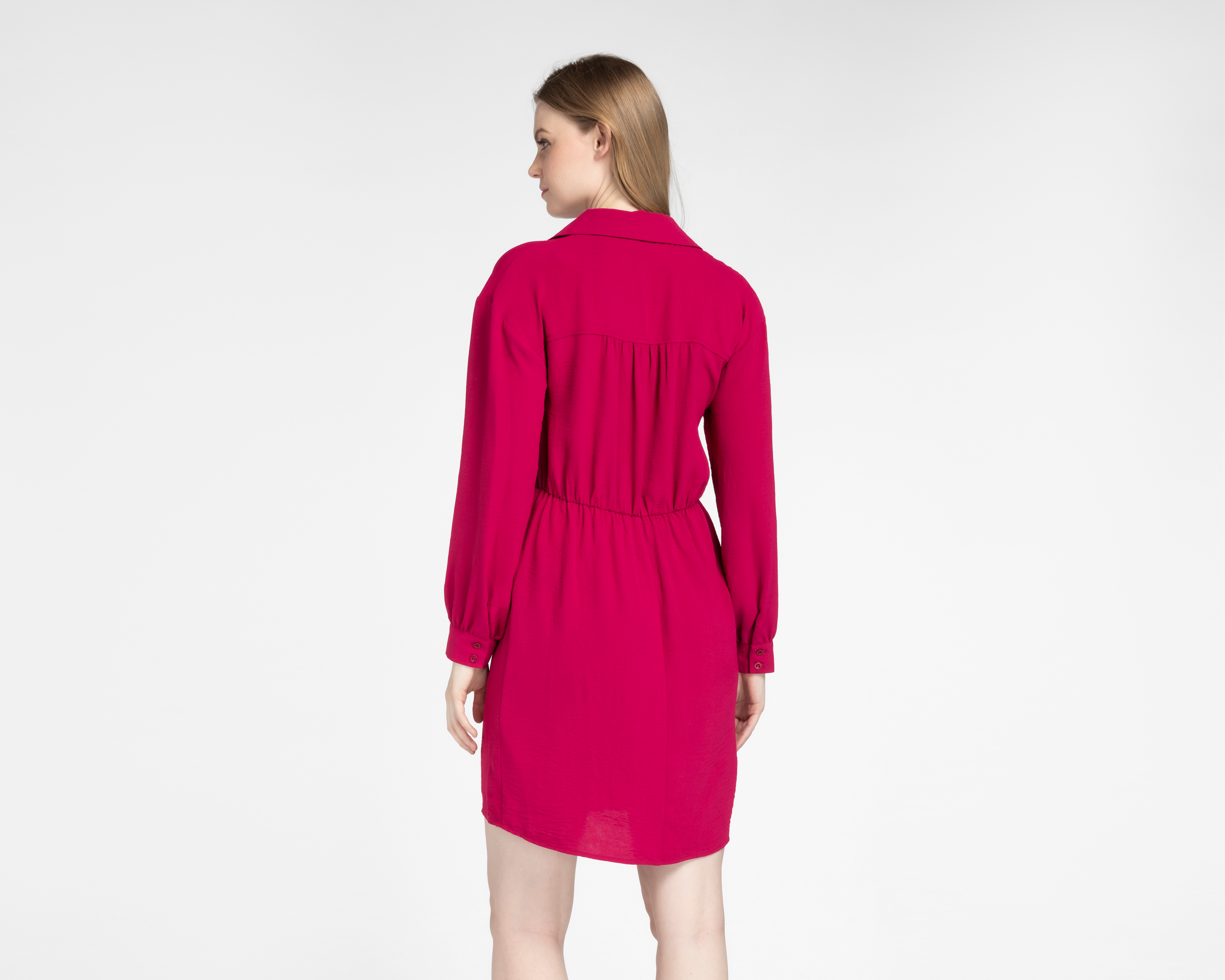 Foto 4 pulgar | Foto 3 | Vestido Sahara Casual Escote Cruzado y Holán