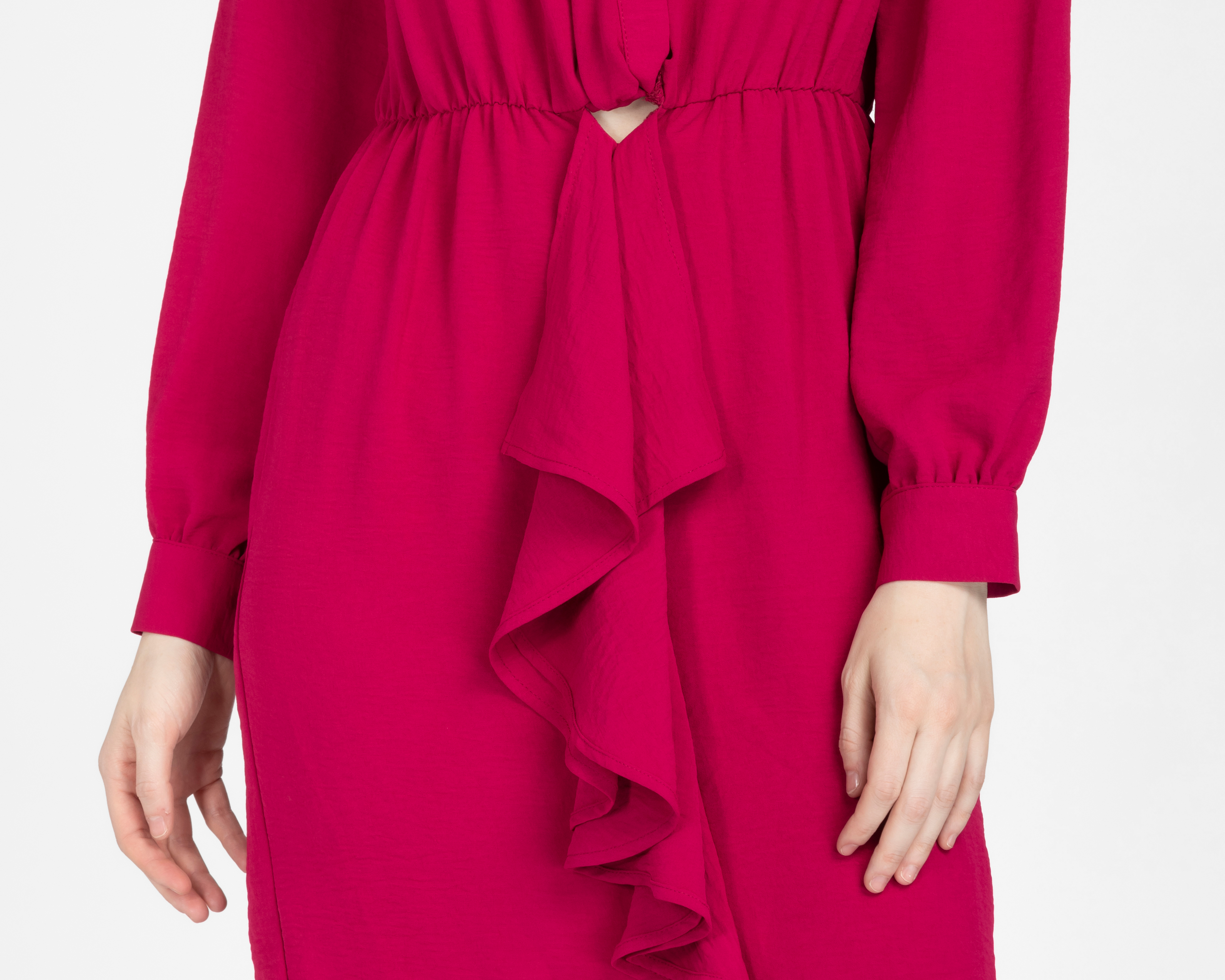 Foto 8 pulgar | Foto 8 | Vestido Sahara Casual Escote Cruzado y Holán