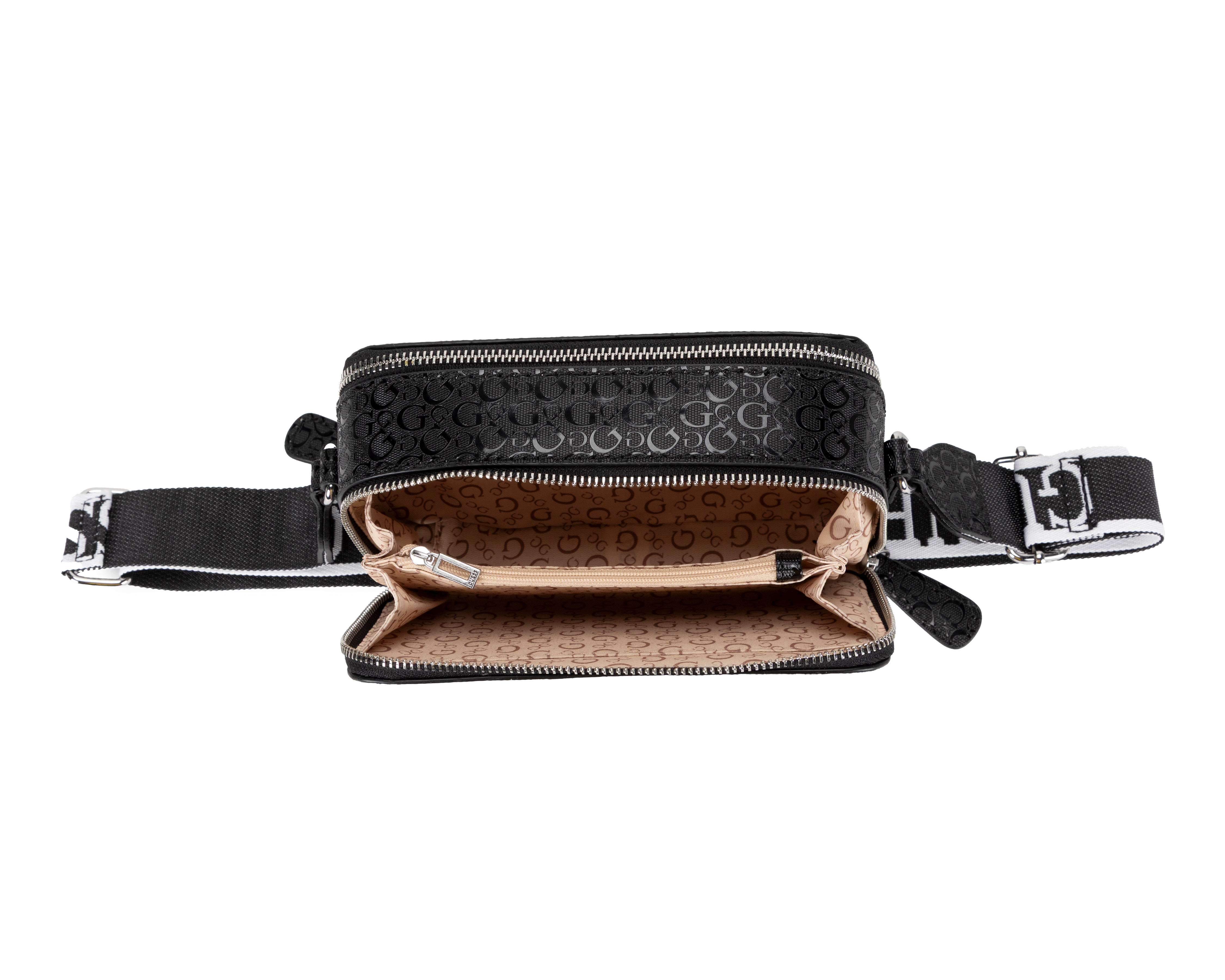 Foto 5 pulgar | Foto 4 | Bolsa Cruzada Guess Amanza