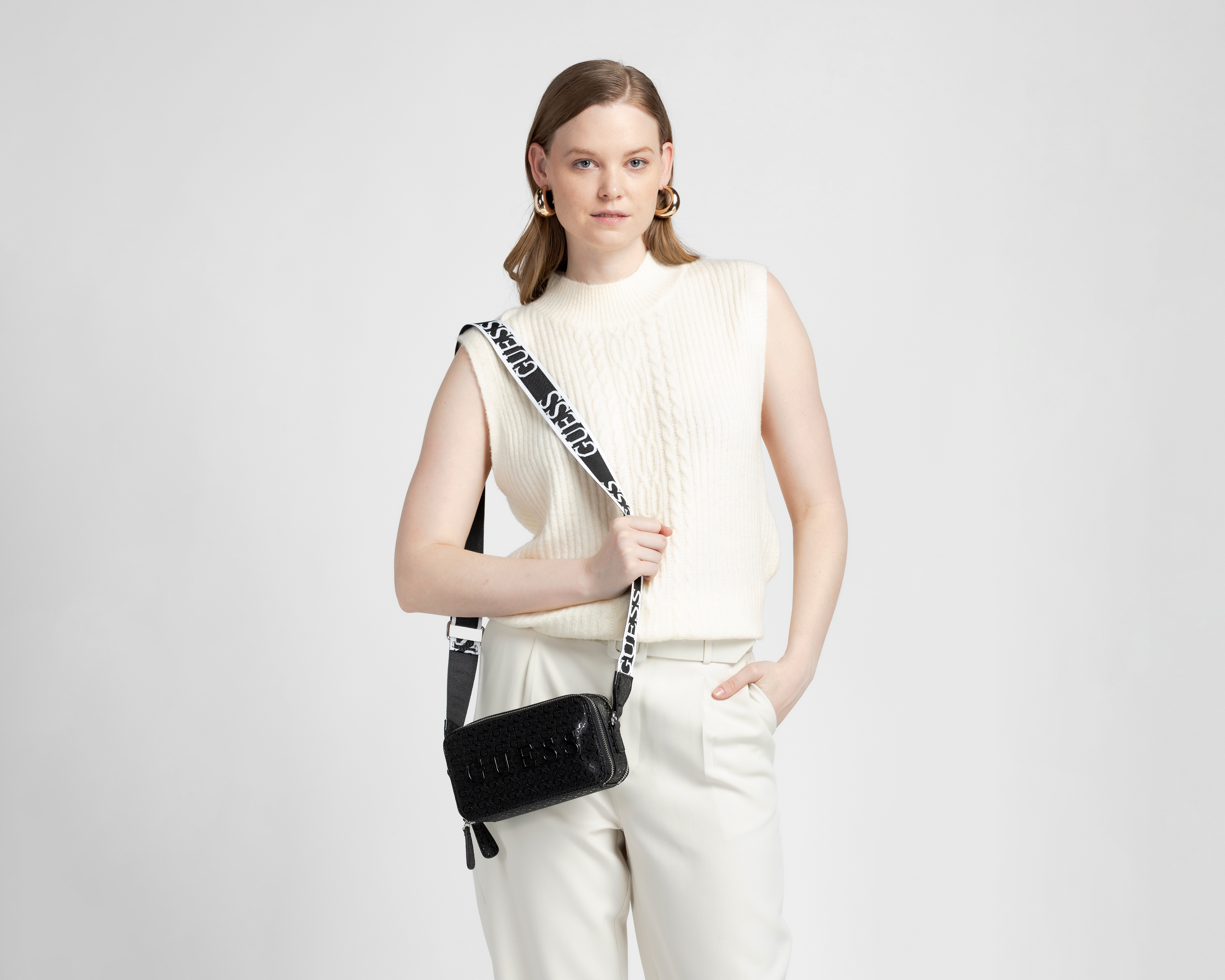 Foto 6 | Foto 6 | Bolsa Cruzada Guess Amanza