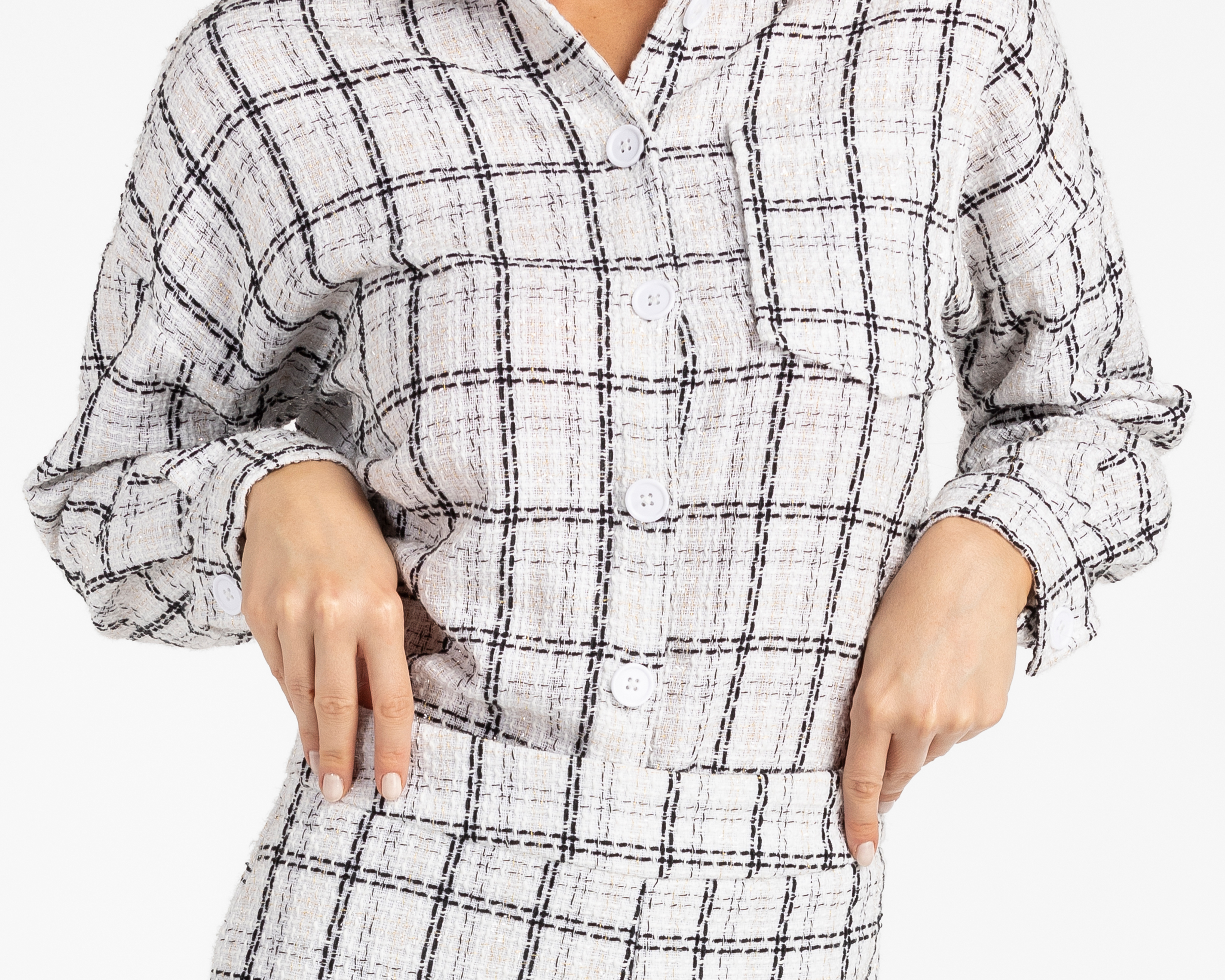 Foto 5 | Foto 5 | Blusa con Short Sahara Manga Larga con Botones