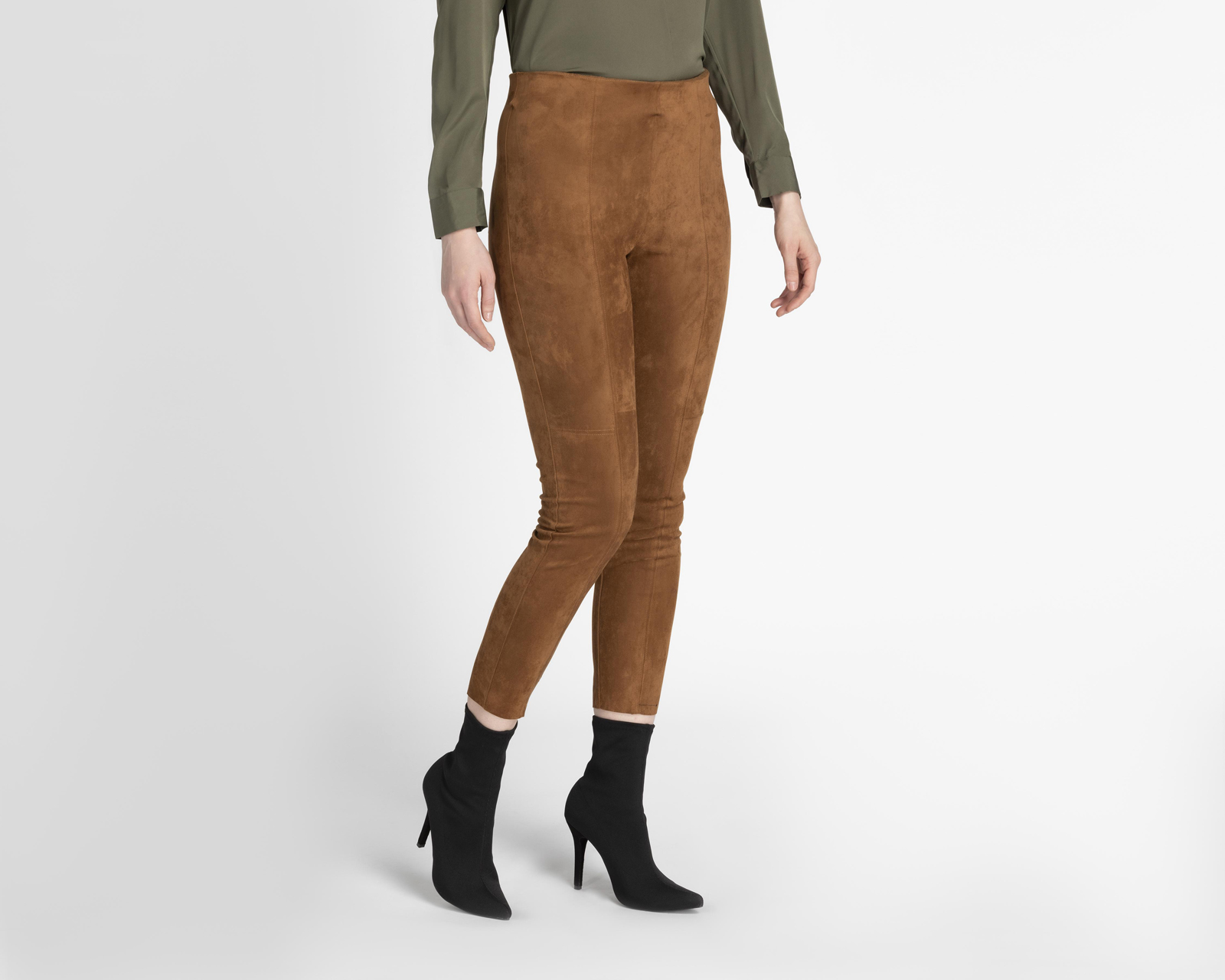 Foto 2 pulgar | Foto 1 | Leggings Sahara tipo Gamuza