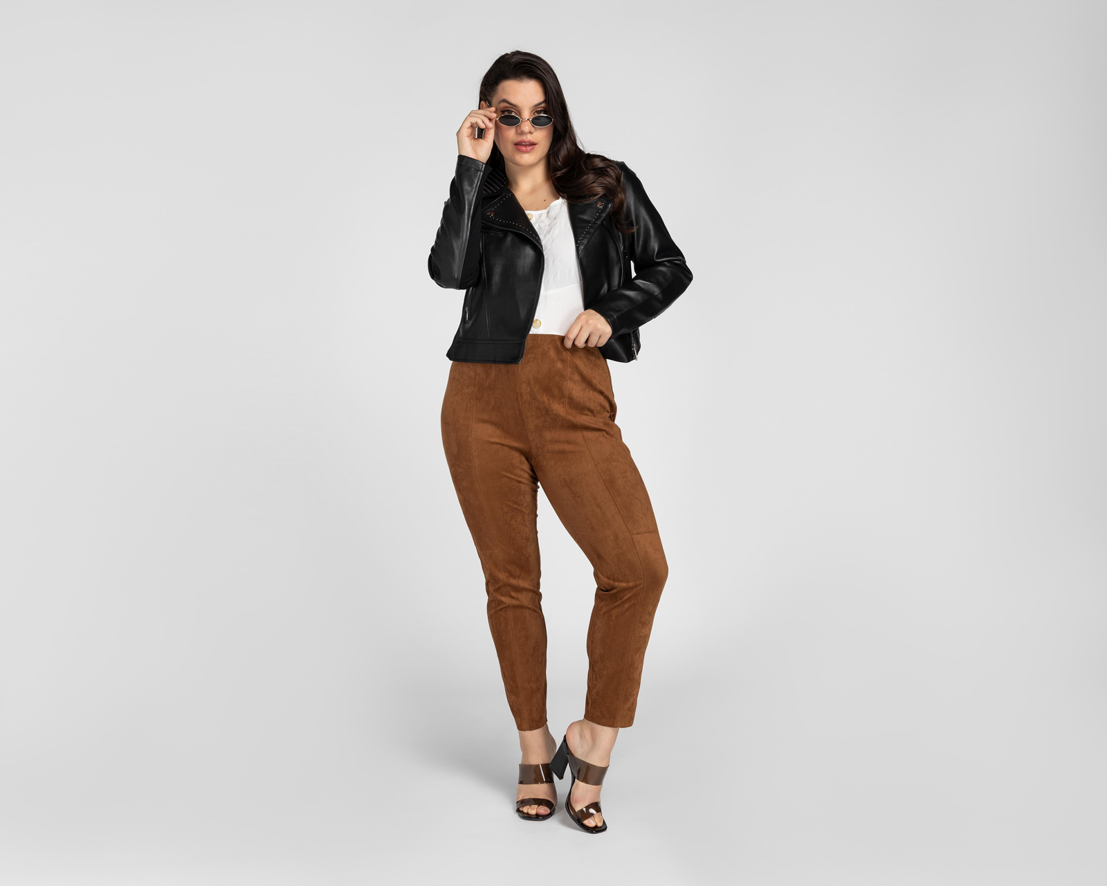 Foto 7 | Foto 6 | Leggings Sahara tipo Gamuza