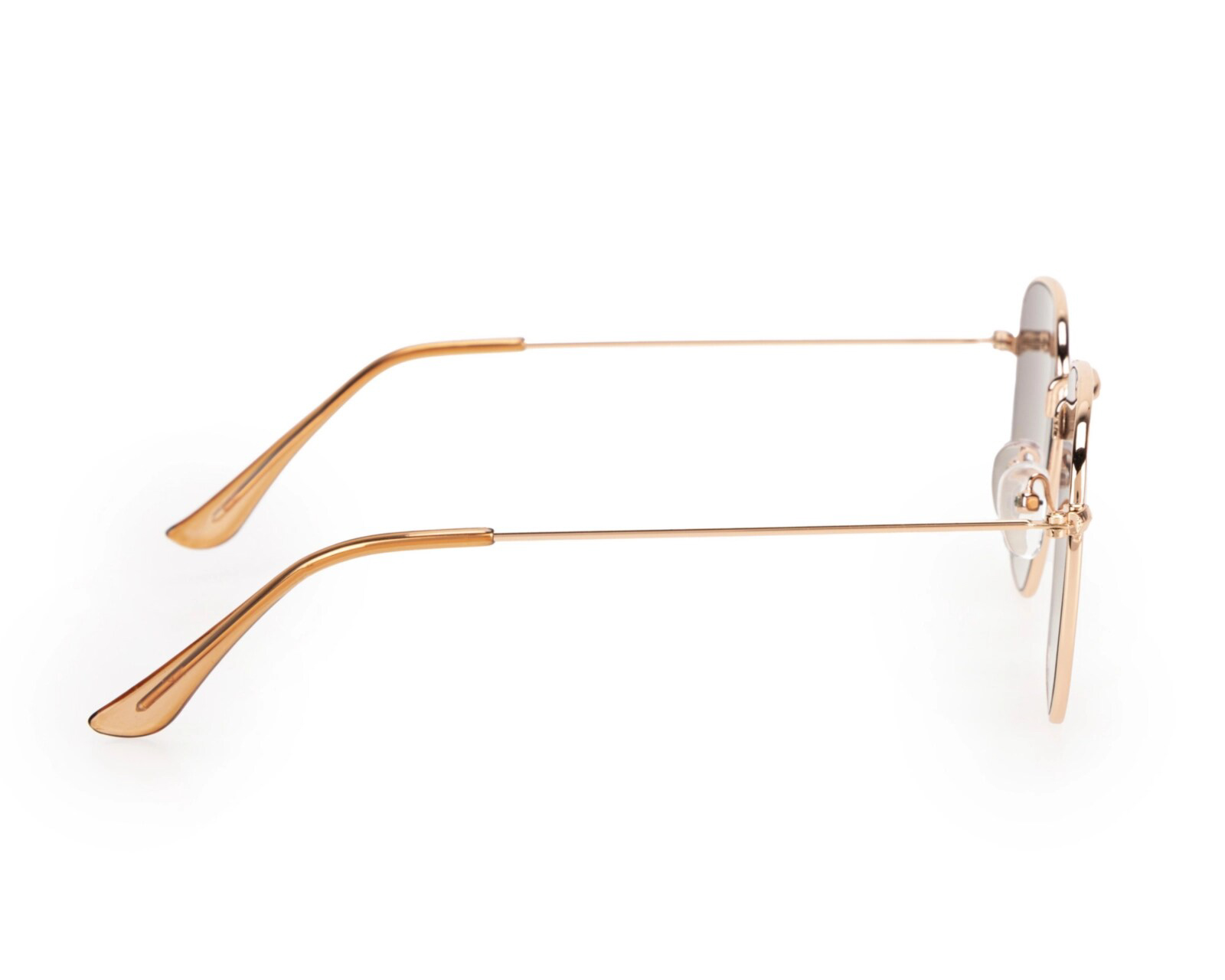 Foto 4 pulgar | Foto 3 | Lentes de Sol para Mujer 18 Forever Hexagonales 611482 Oro Rosa