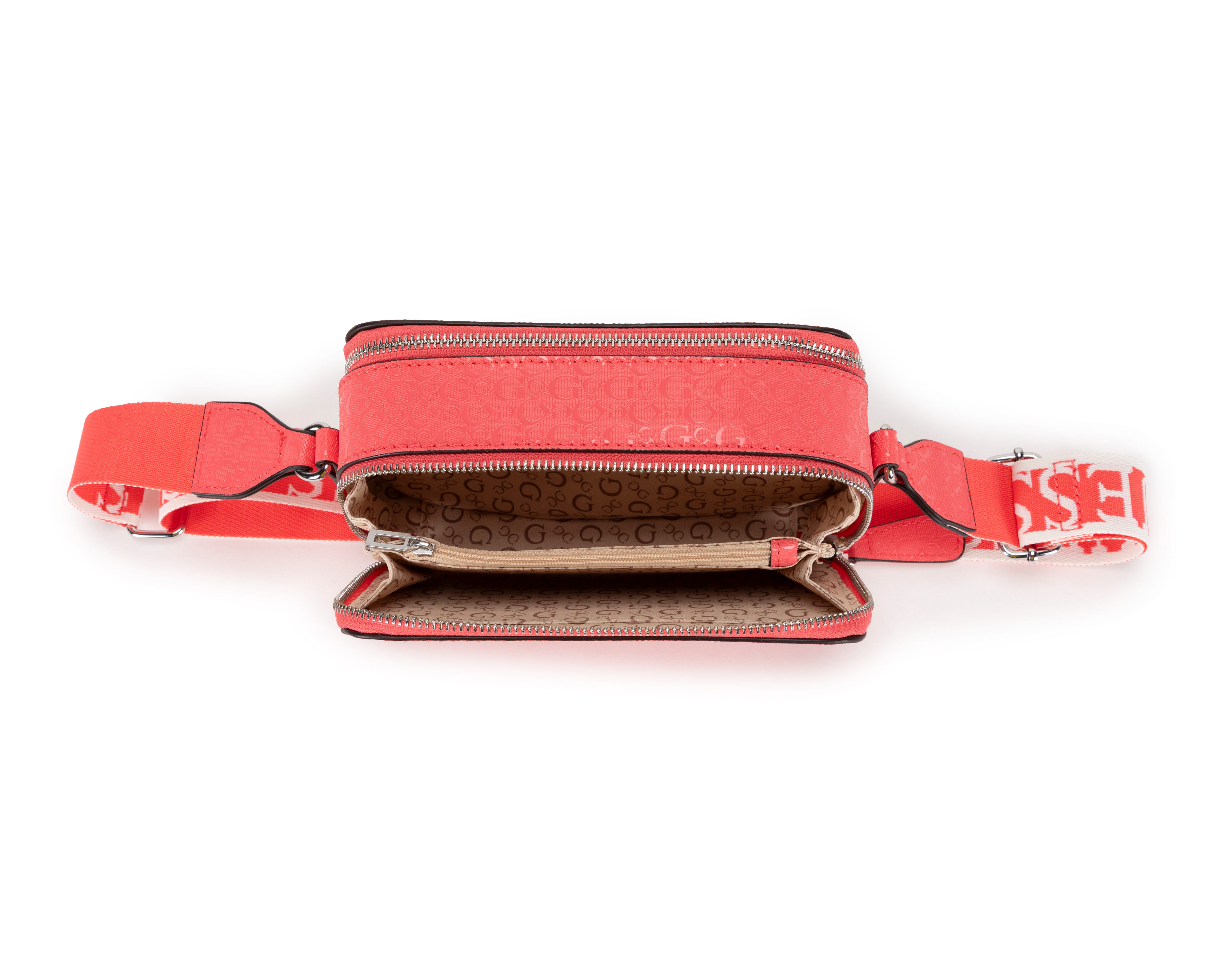 Foto 5 pulgar | Foto 4 | Bolsa Cruzada Guess Amanza