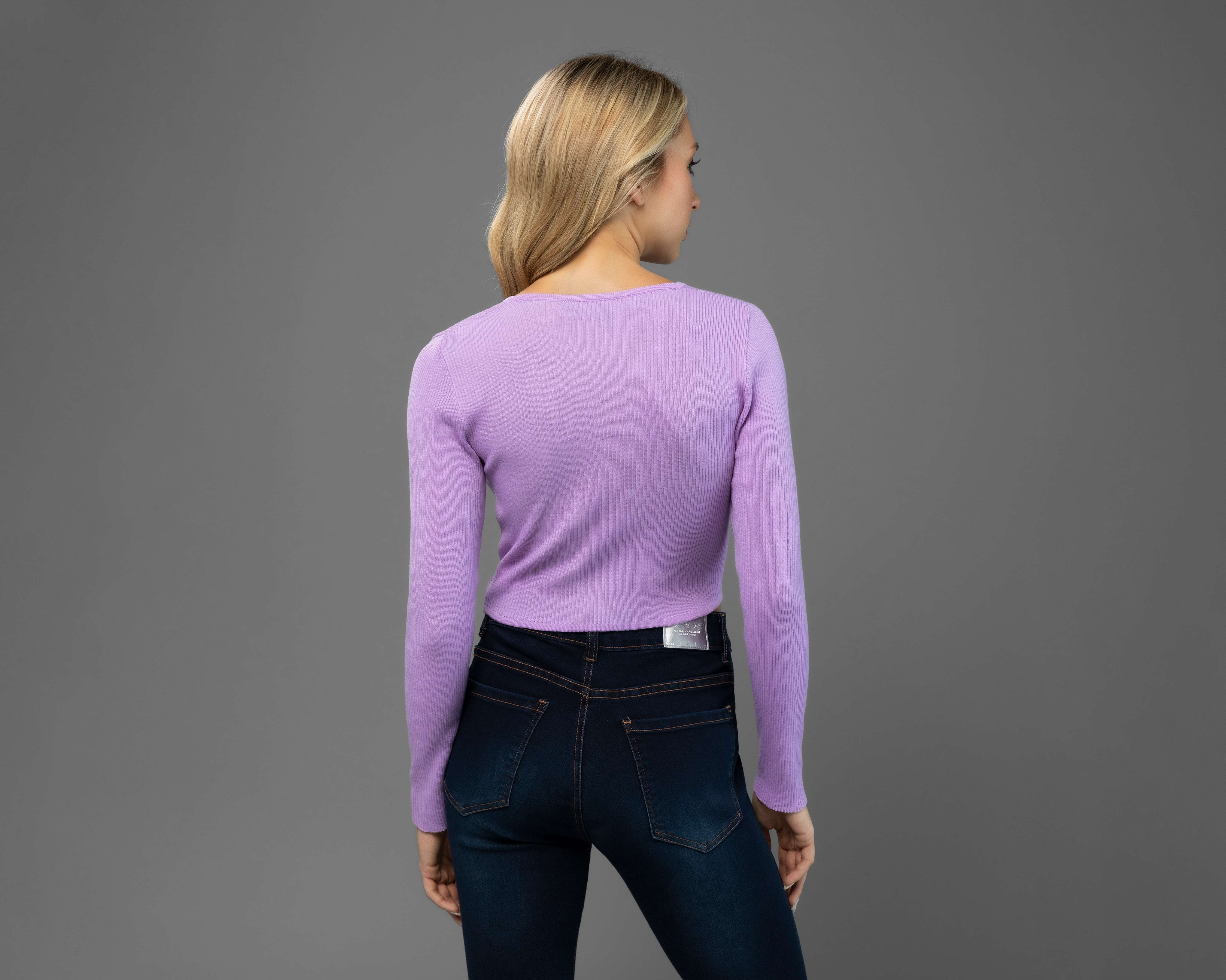 Foto 3 | Foto 3 | Crop Top Bebe Lila con Abertura