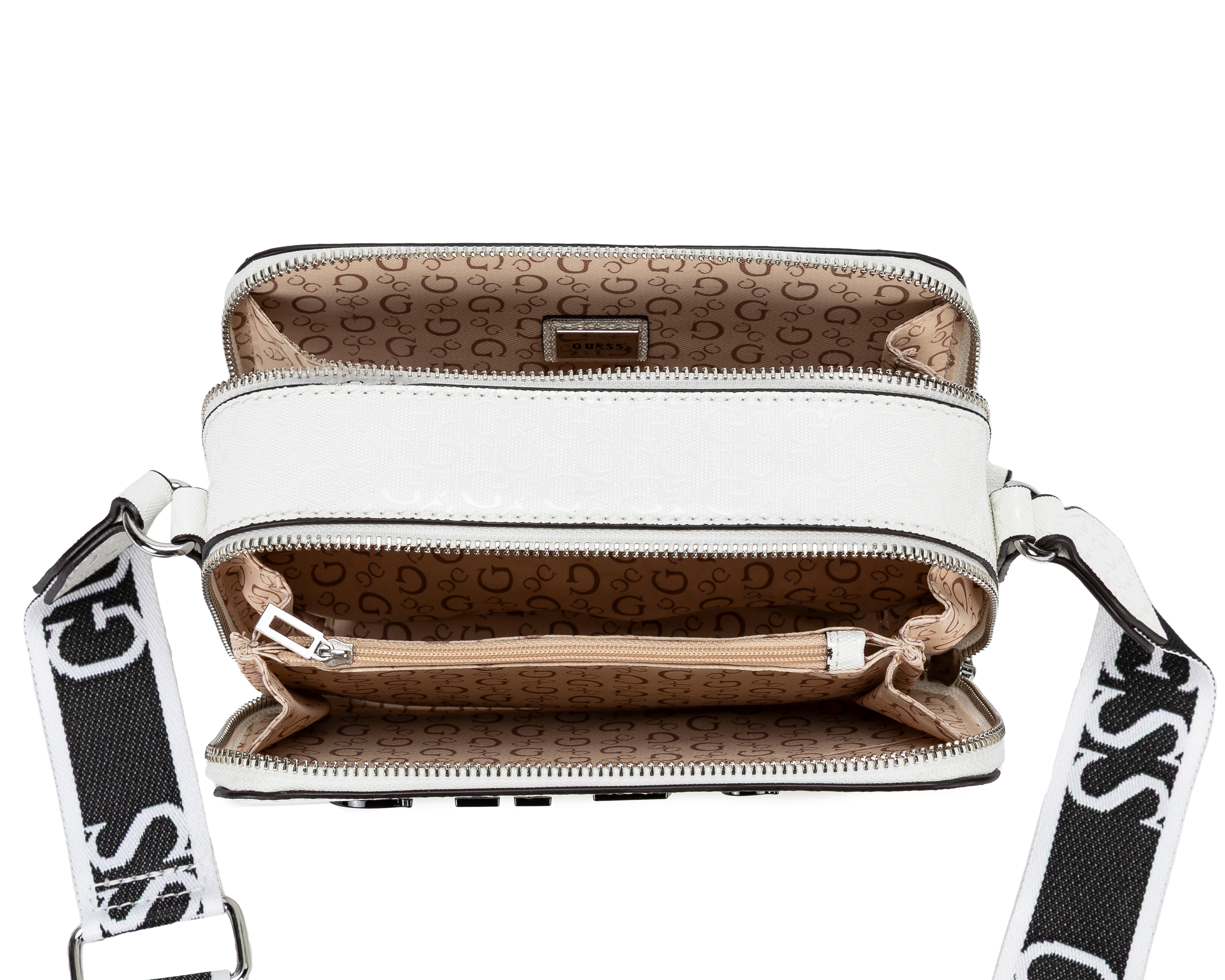 Foto 5 pulgar | Foto 4 | Bolsa Cruzada Guess Amanza