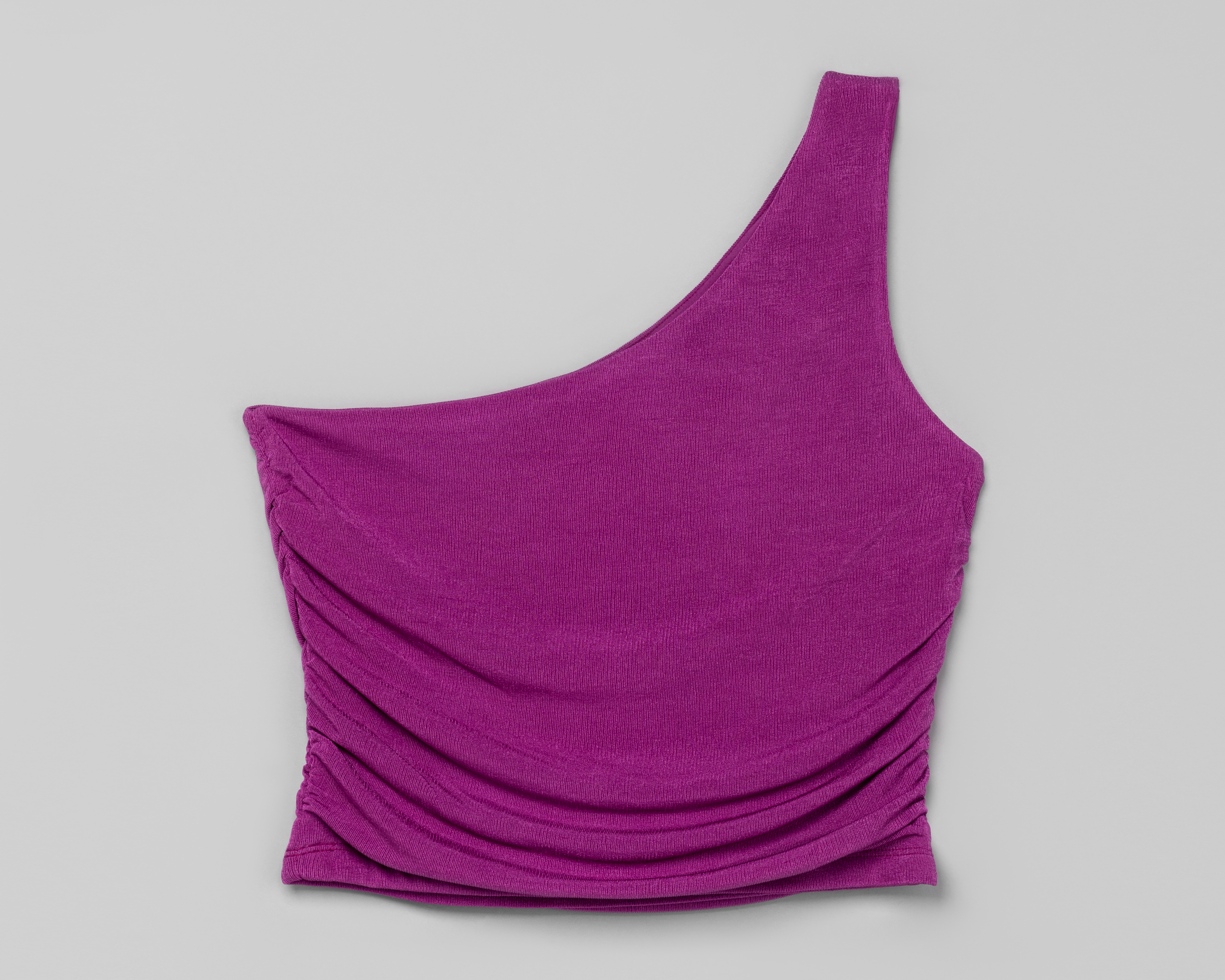 Foto 6 | Foto 6 | Crop Top Thinner Rosa Fucsia Hombro Descubierto