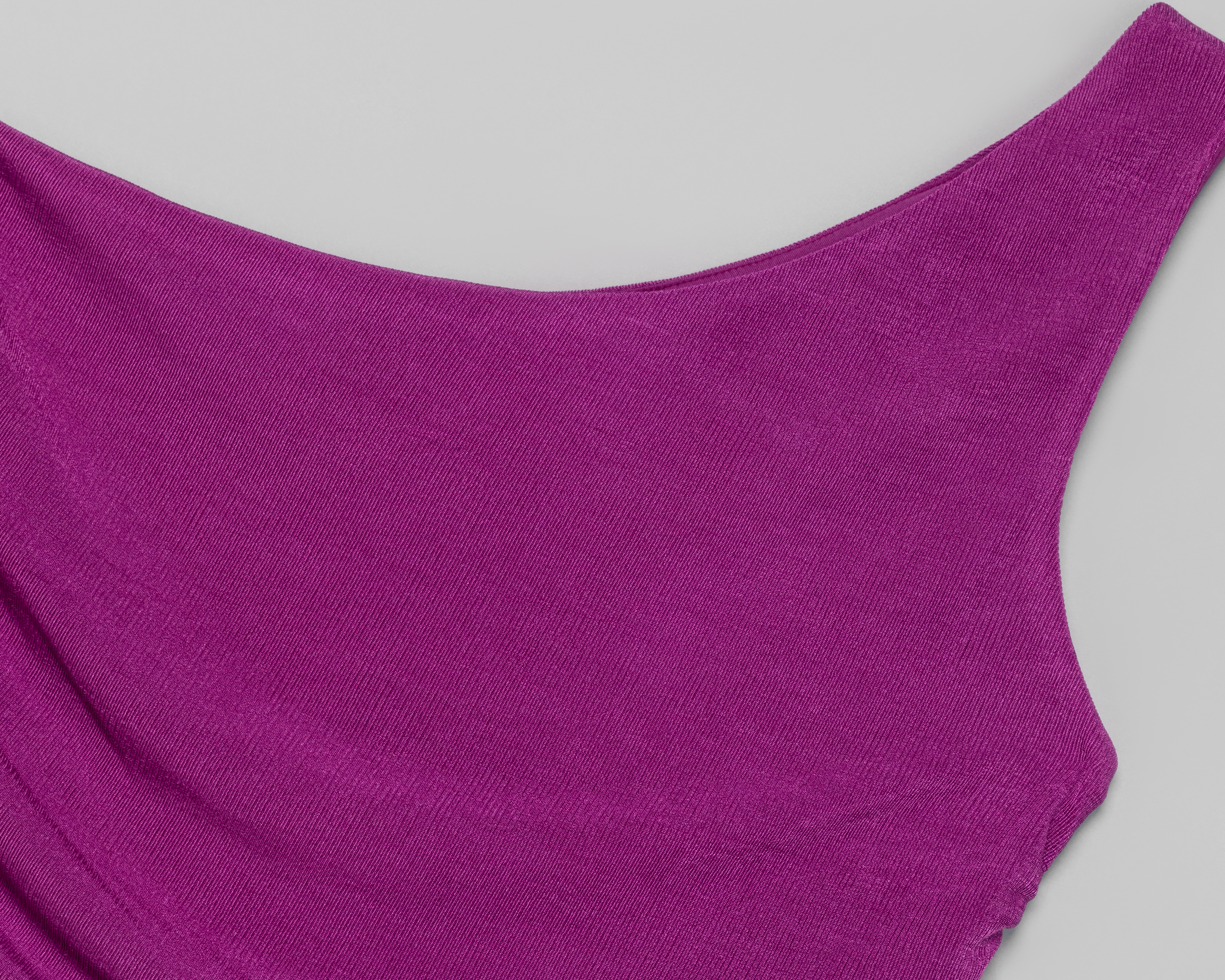 Foto 8 pulgar | Foto 7 | Crop Top Thinner Rosa Fucsia Hombro Descubierto