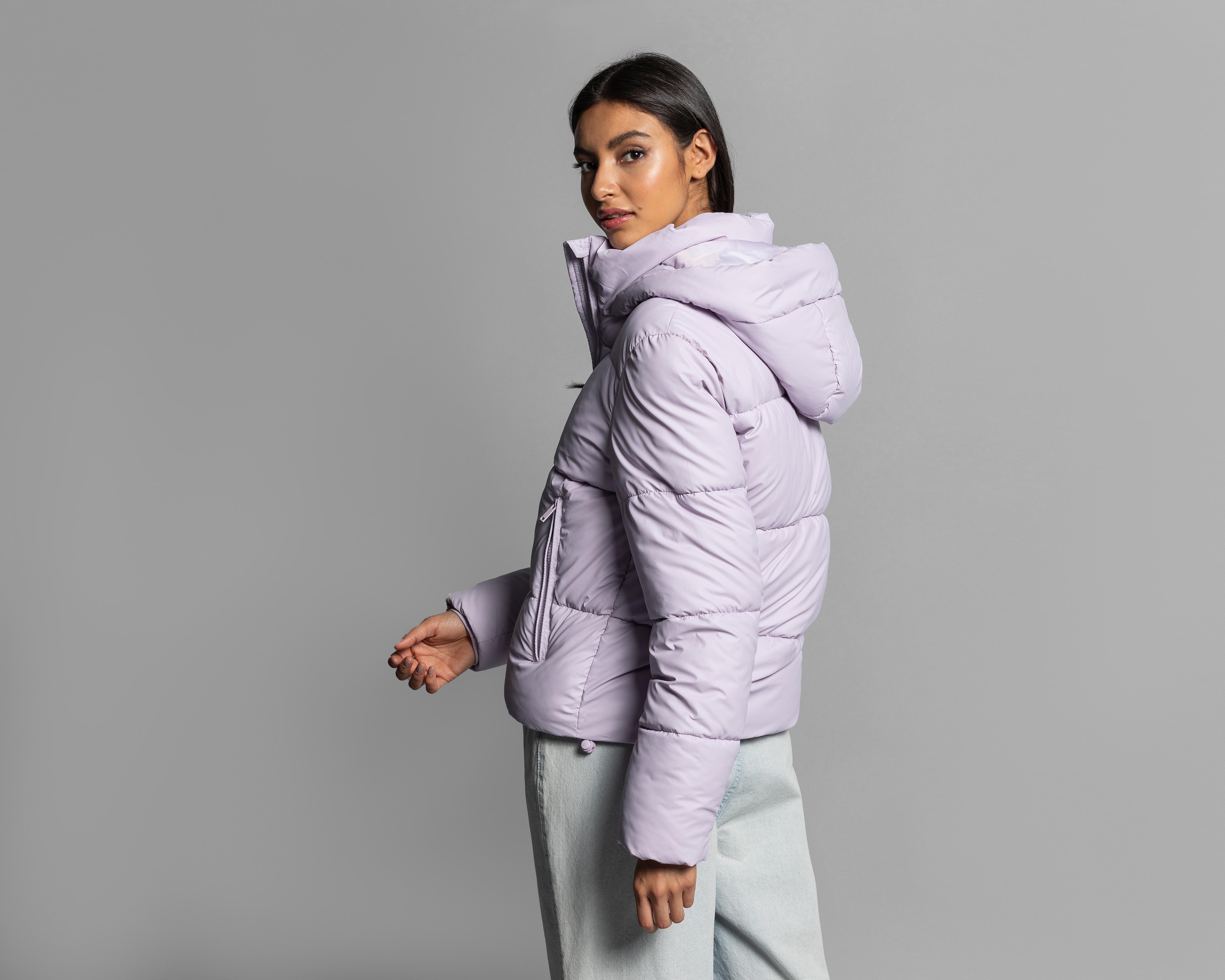 Foto 4 pulgar | Foto 3 | Chamarra Thinner Capitonada con Capucha