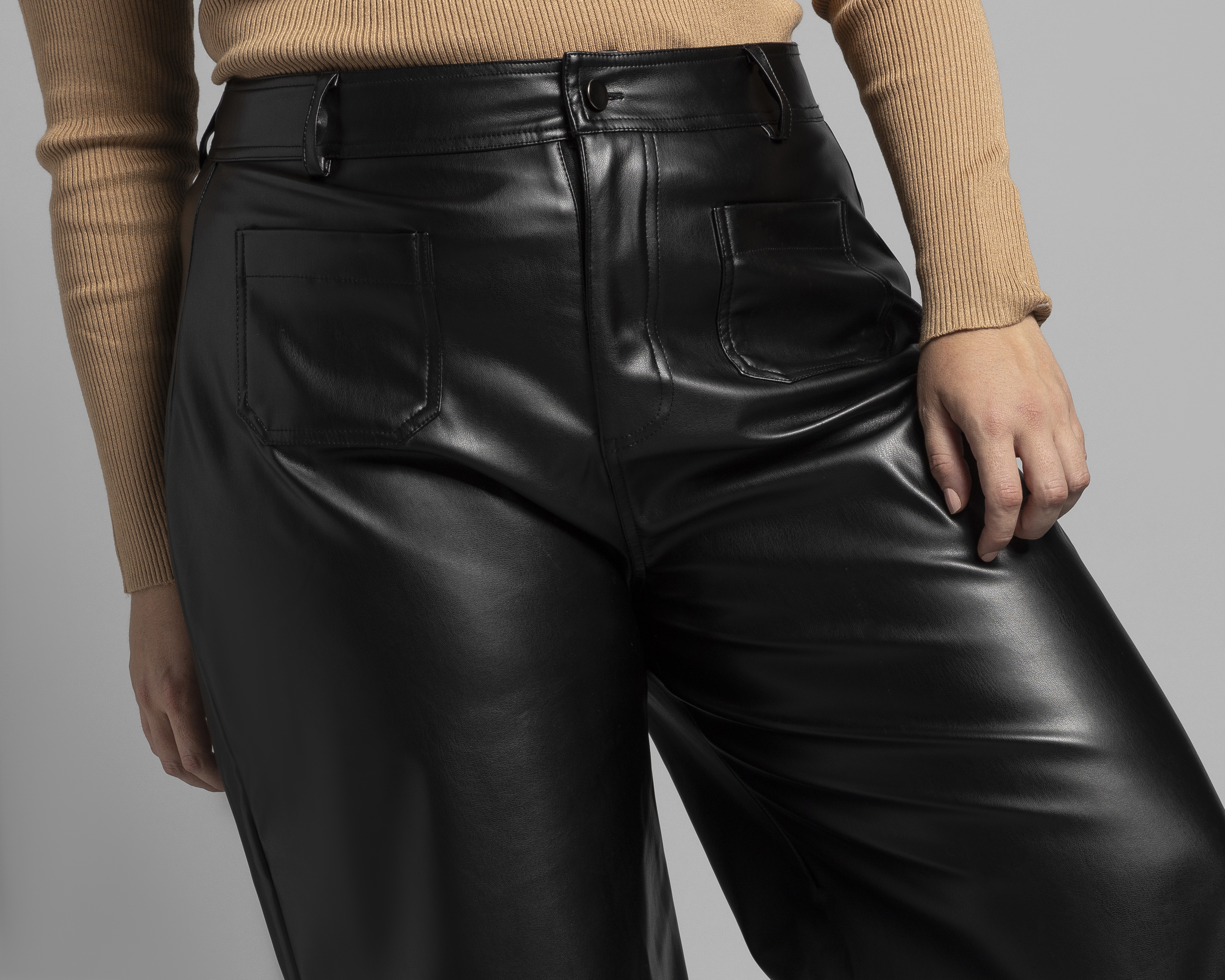 Foto 5 pulgar | Foto 4 | Pantalón Casual Thinner Tipo Piel
