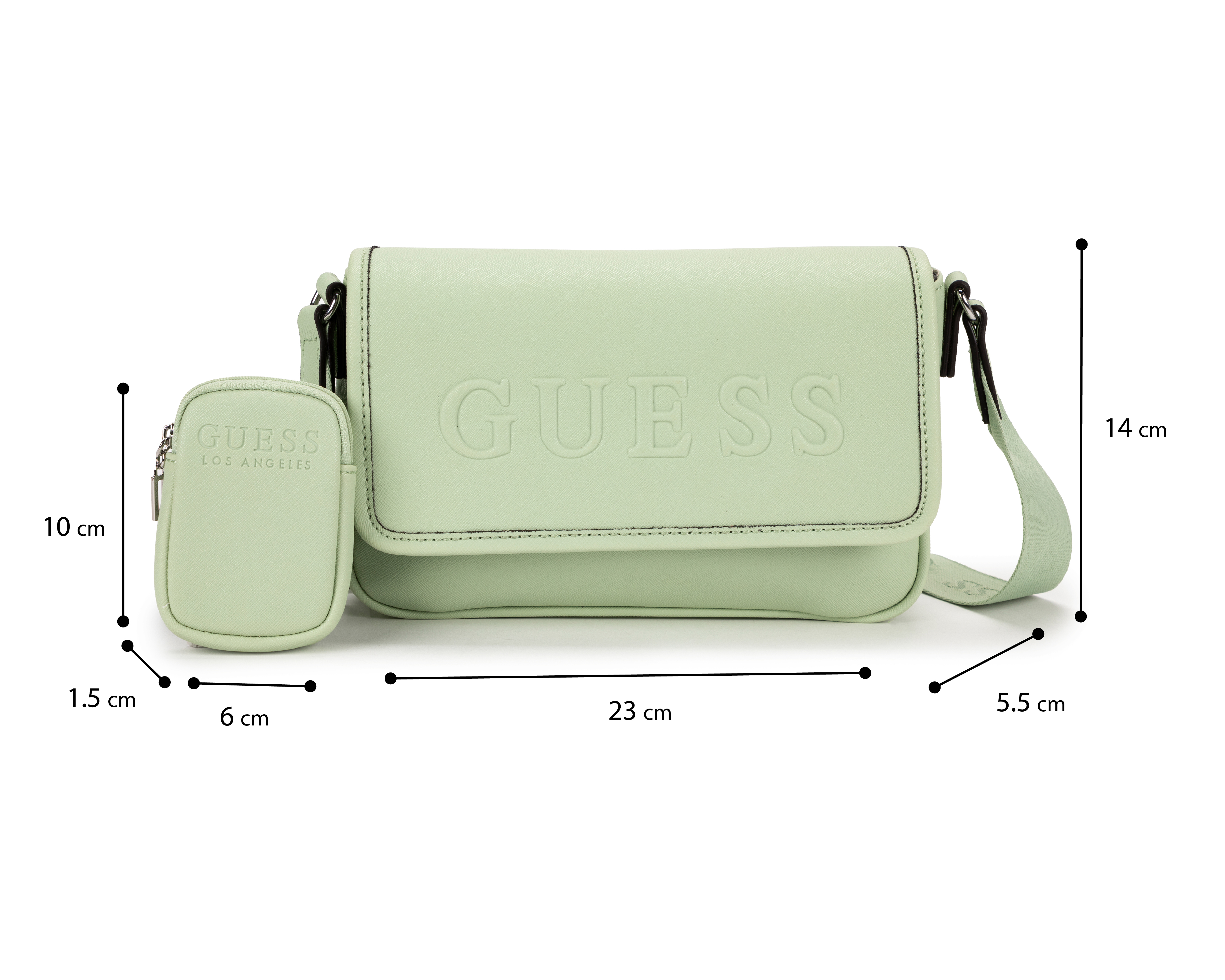 Foto 7 pulgar | Foto 6 | Bolsa Cruzada Guess Haddington