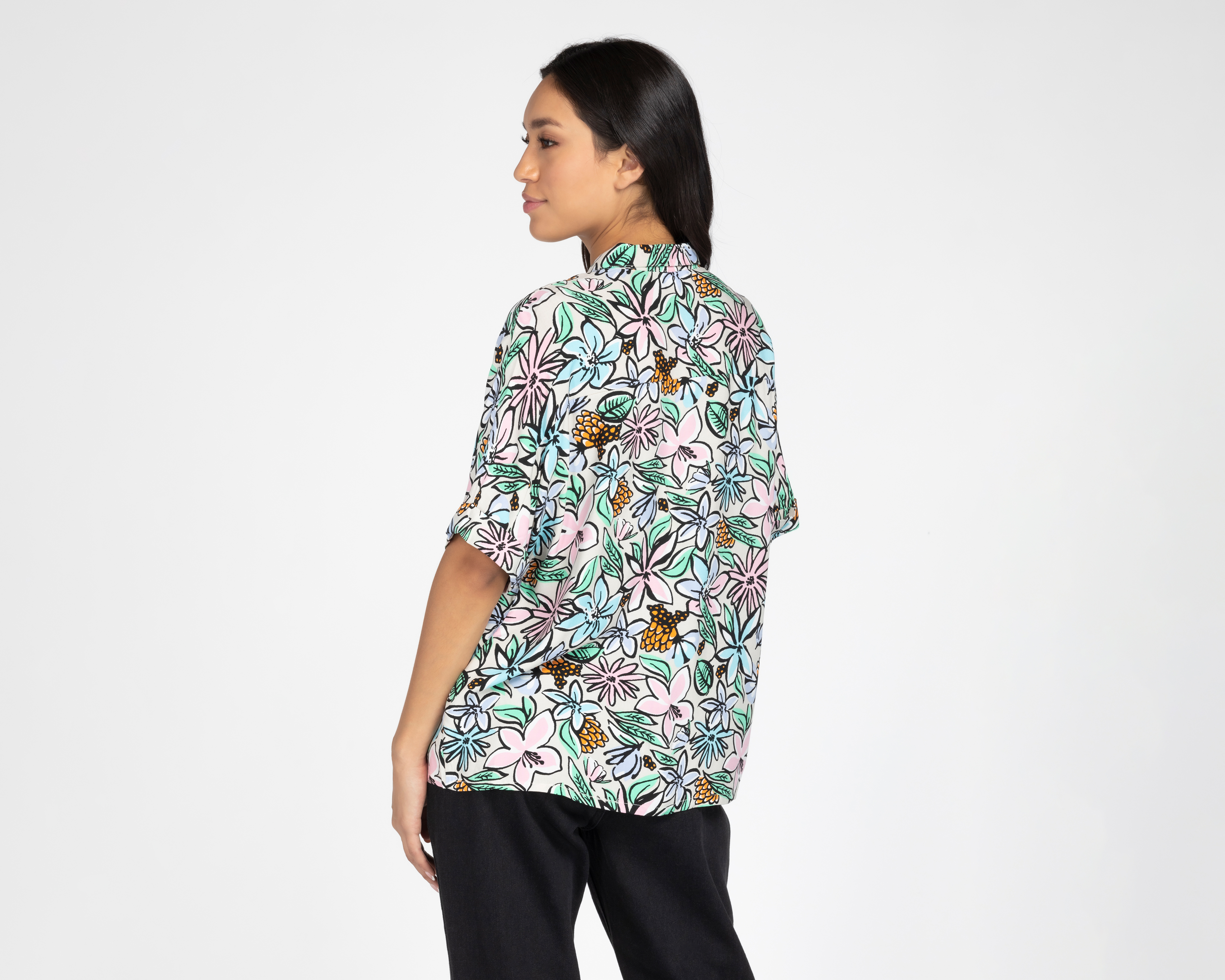 Foto 3 | Foto 3 | Blusa 18 Forever Manga Corta Floreada