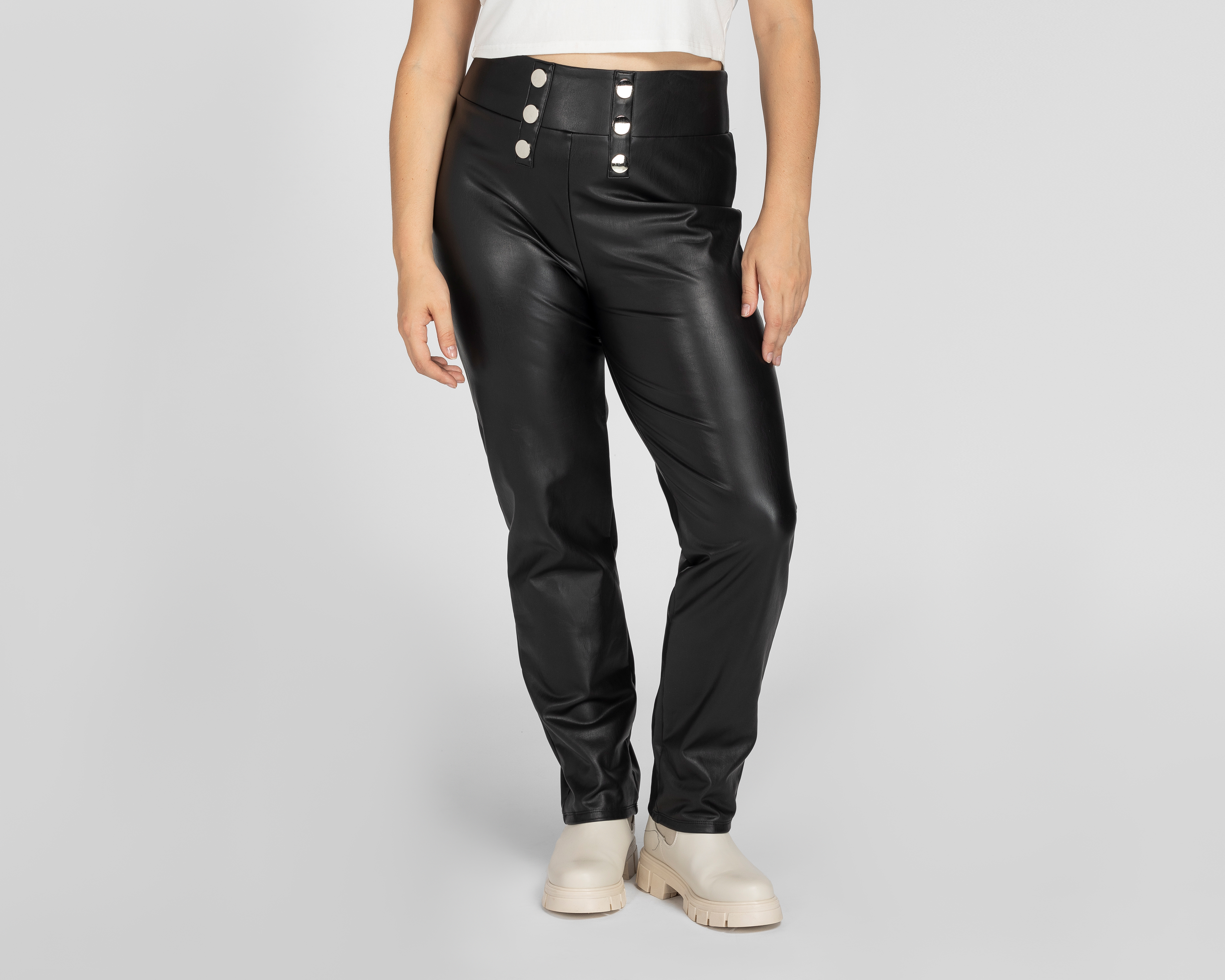 Foto 2 pulgar | Foto 1 | Leggings Bebe tipo Piel