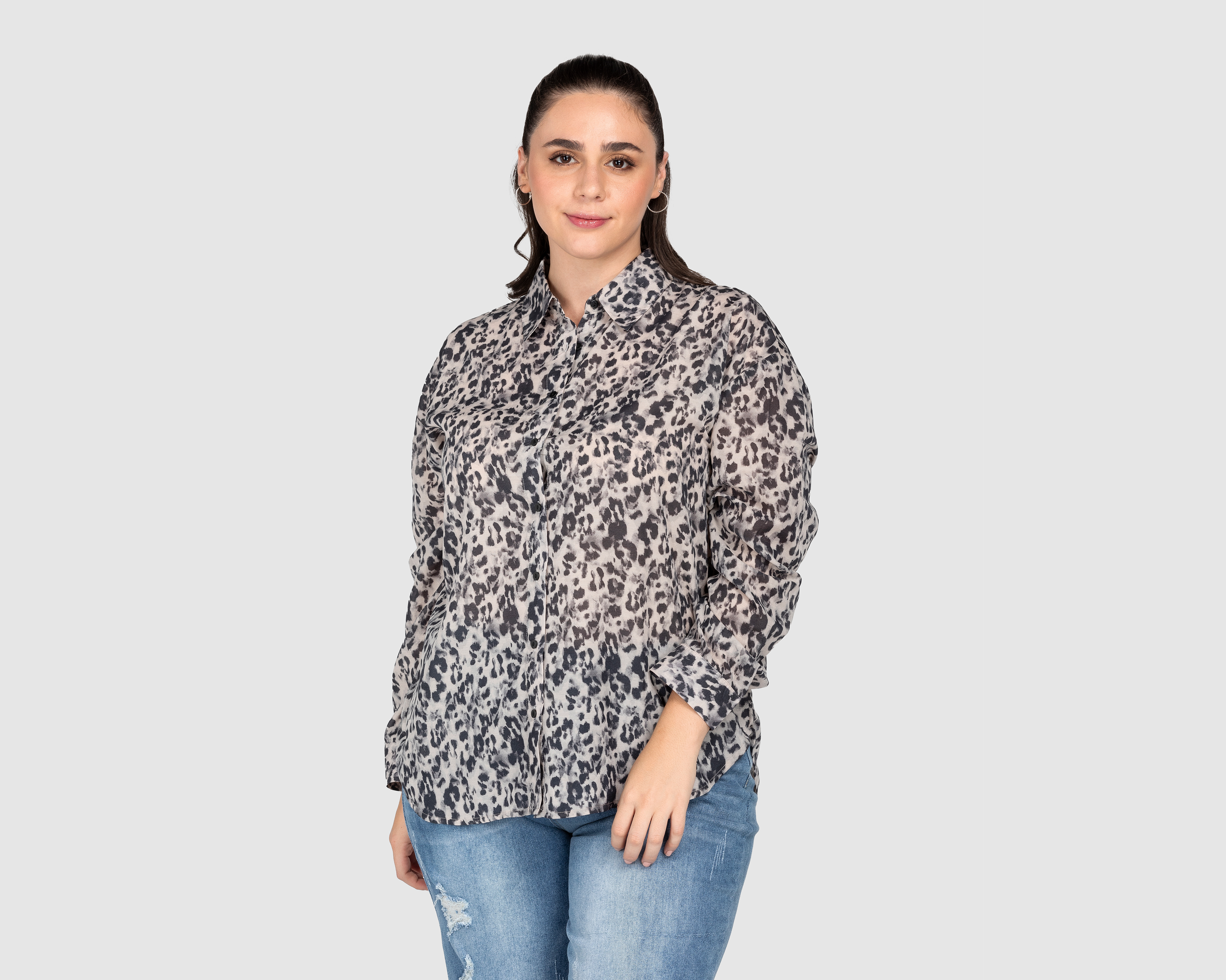 Foto 5 pulgar | Foto 4 | Blusa Sahara Manga Larga con Botones