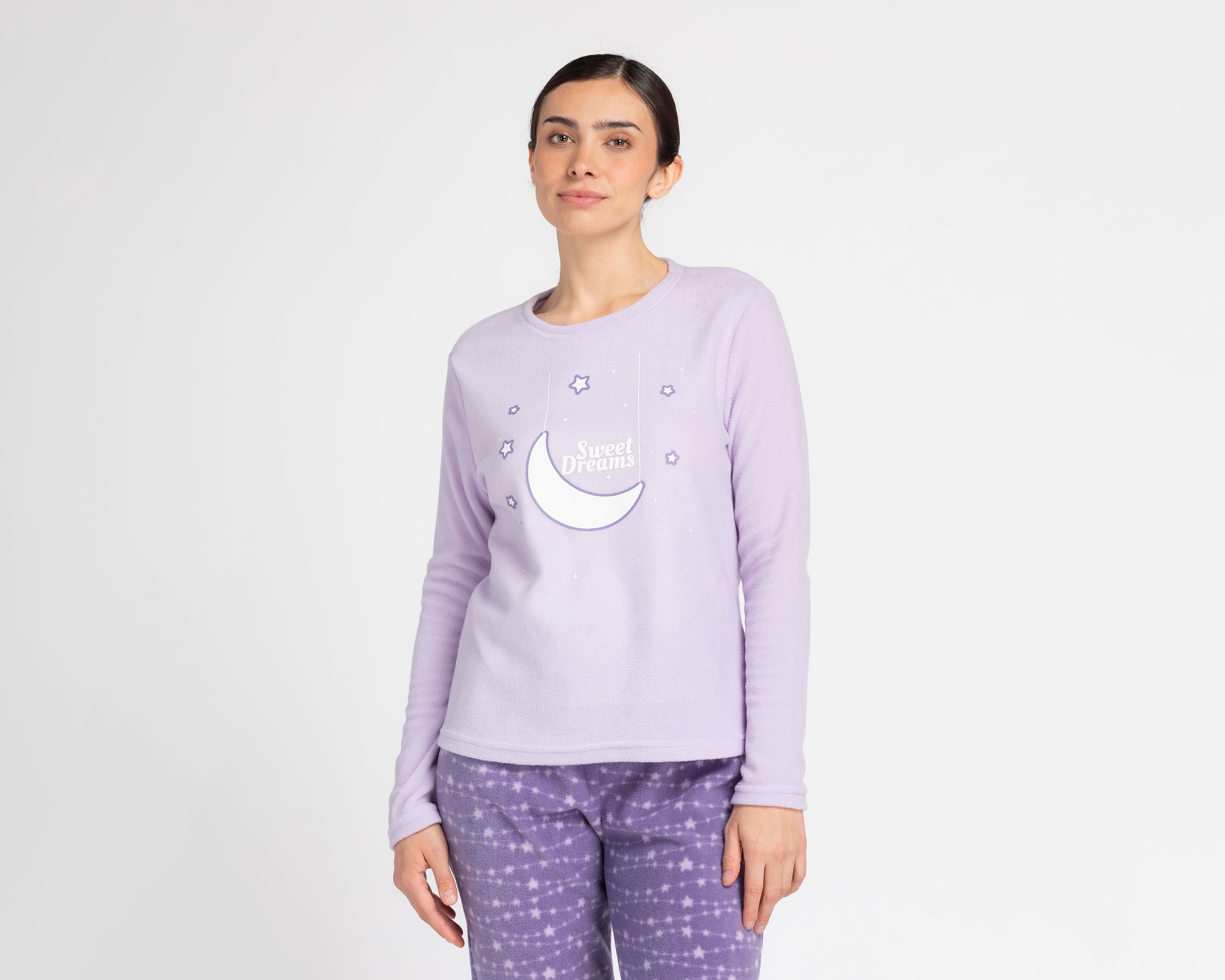 Foto 4 pulgar | Foto 3 | Pijama Lovest con Pantuflas para Mujer