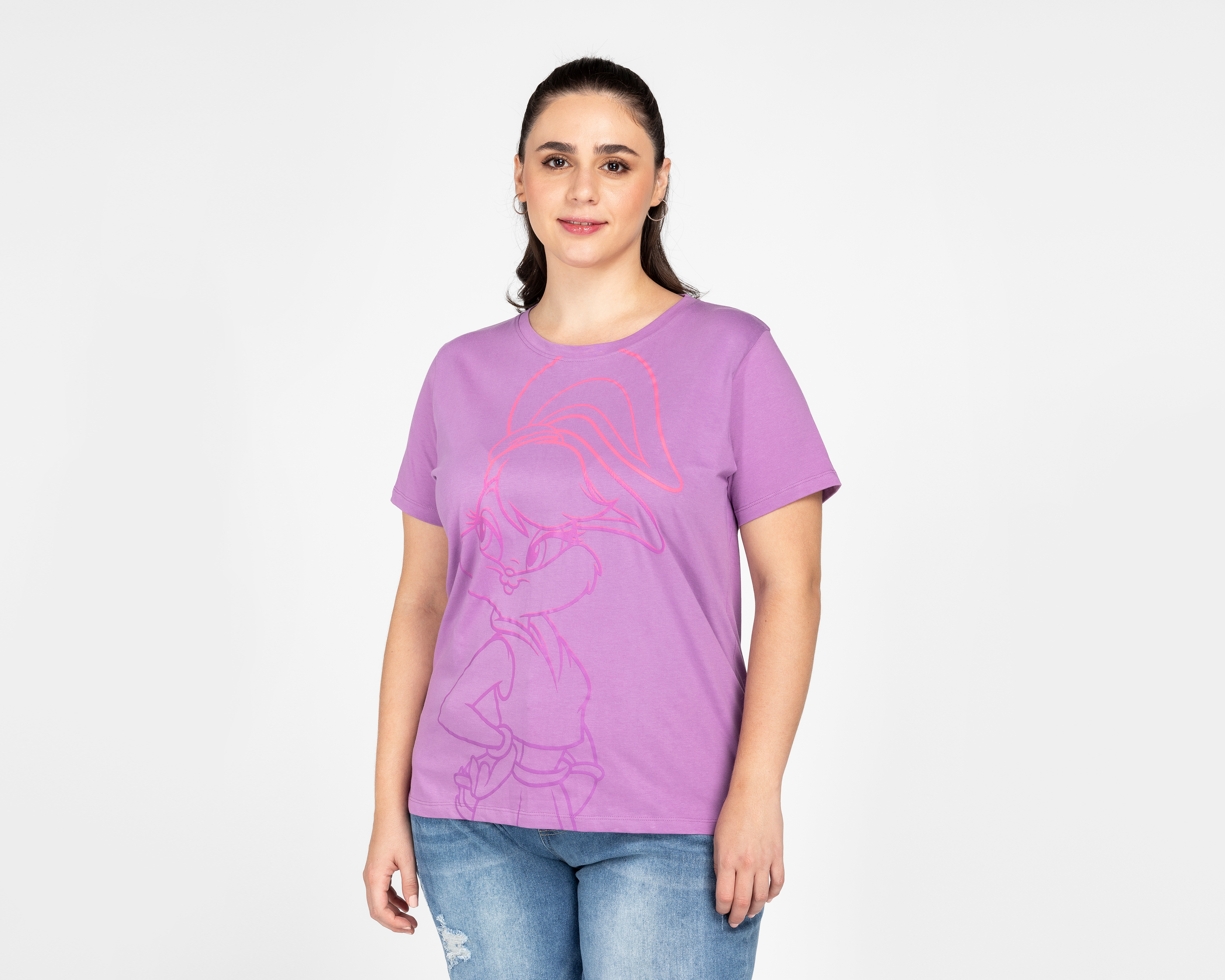 Foto 4 | Foto 4 | Playera Looney Tunes Manga Corta con Estampado