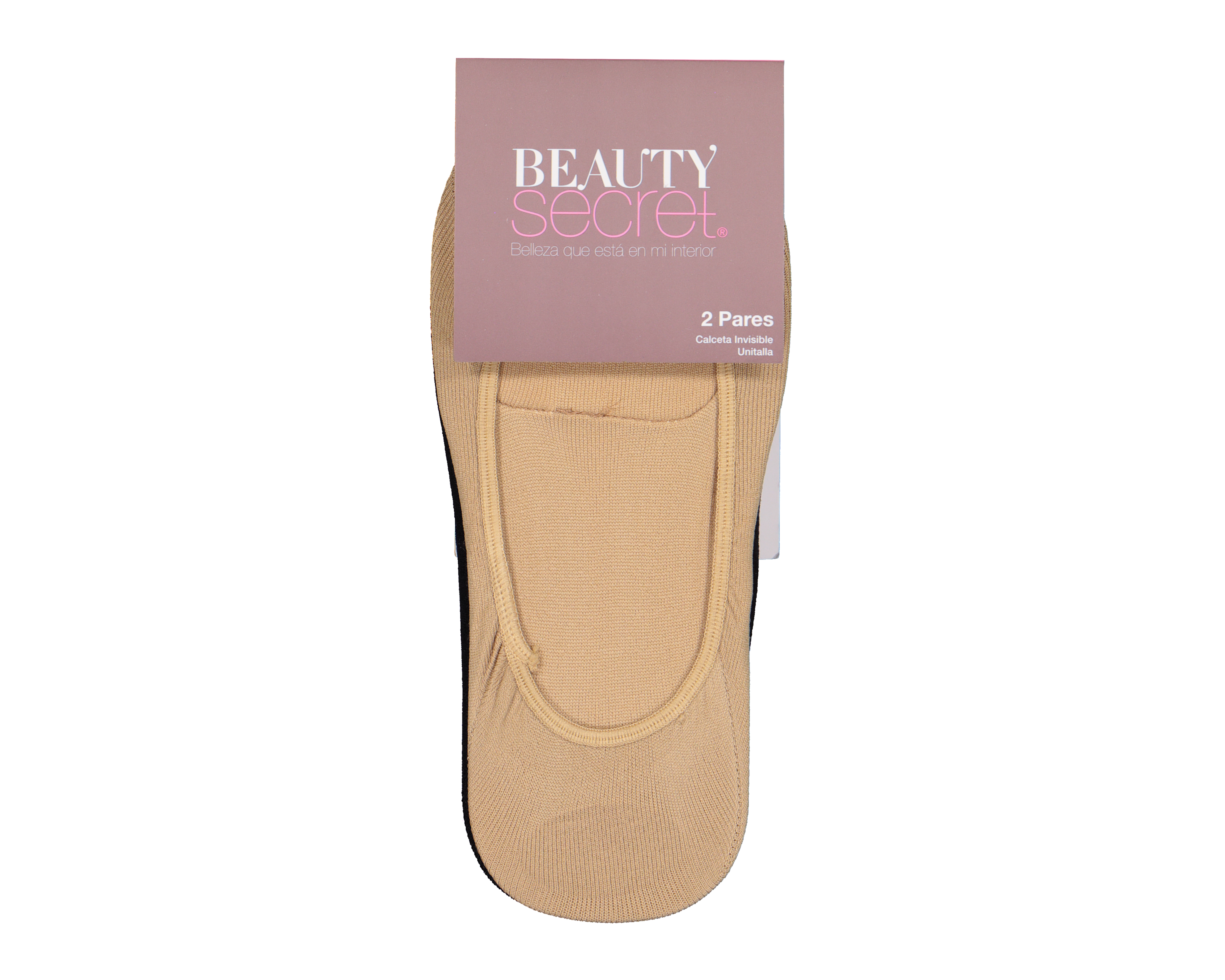 Foto 4 pulgar | Foto 3 | Calcetas Invisibles Beauty Secret para Mujer 2 Pares