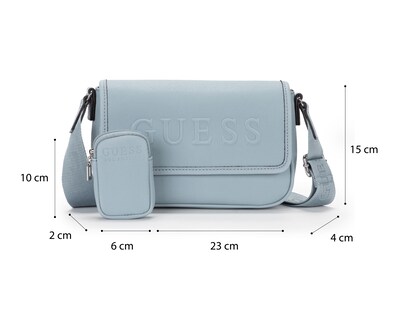 Foto 6 | Foto 6 | Bolsa Cruzada Guess con Monedero