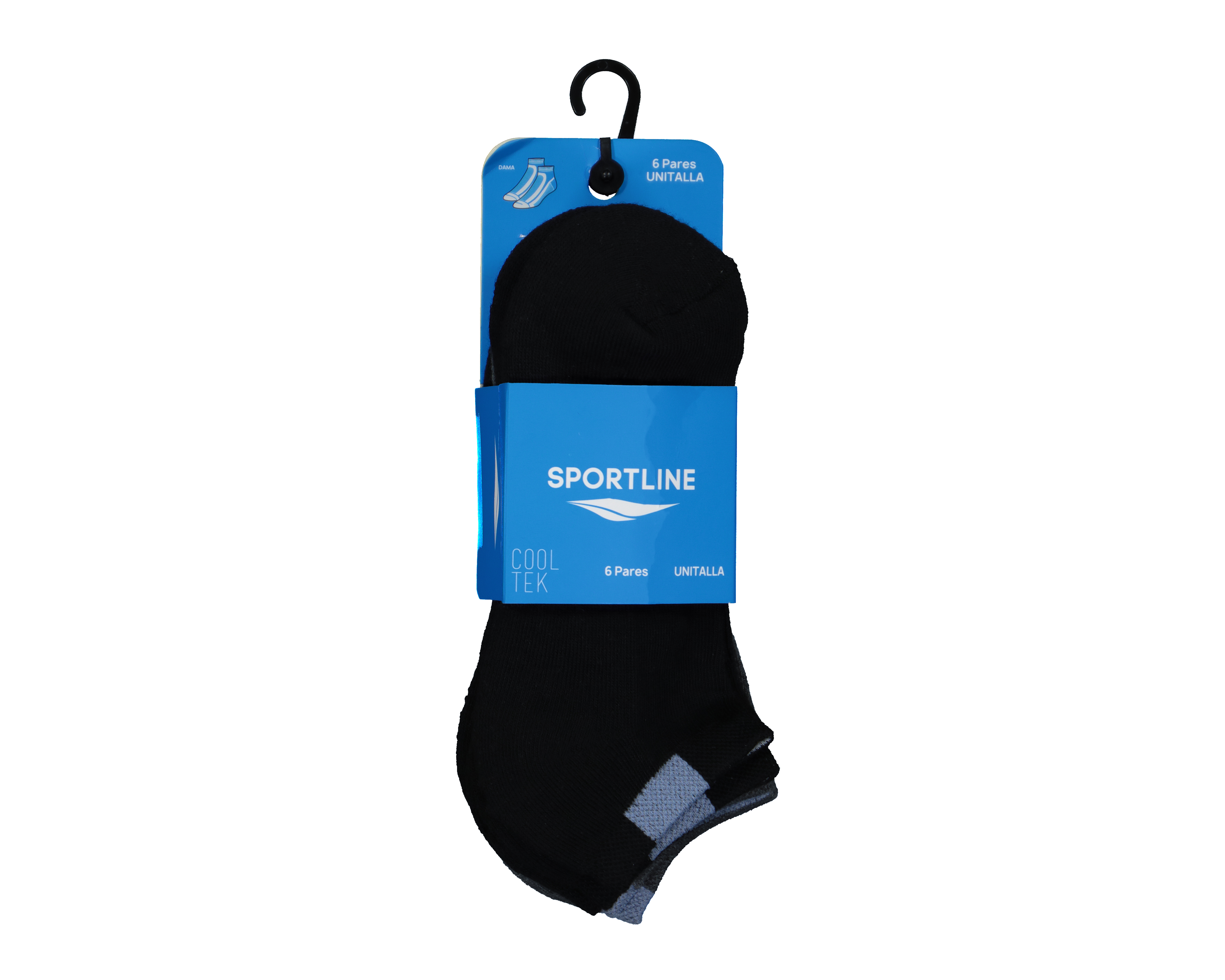 Foto 4 pulgar | Foto 3 | Calcetas Deportivas Tines Sportline para Mujer 6 Pares