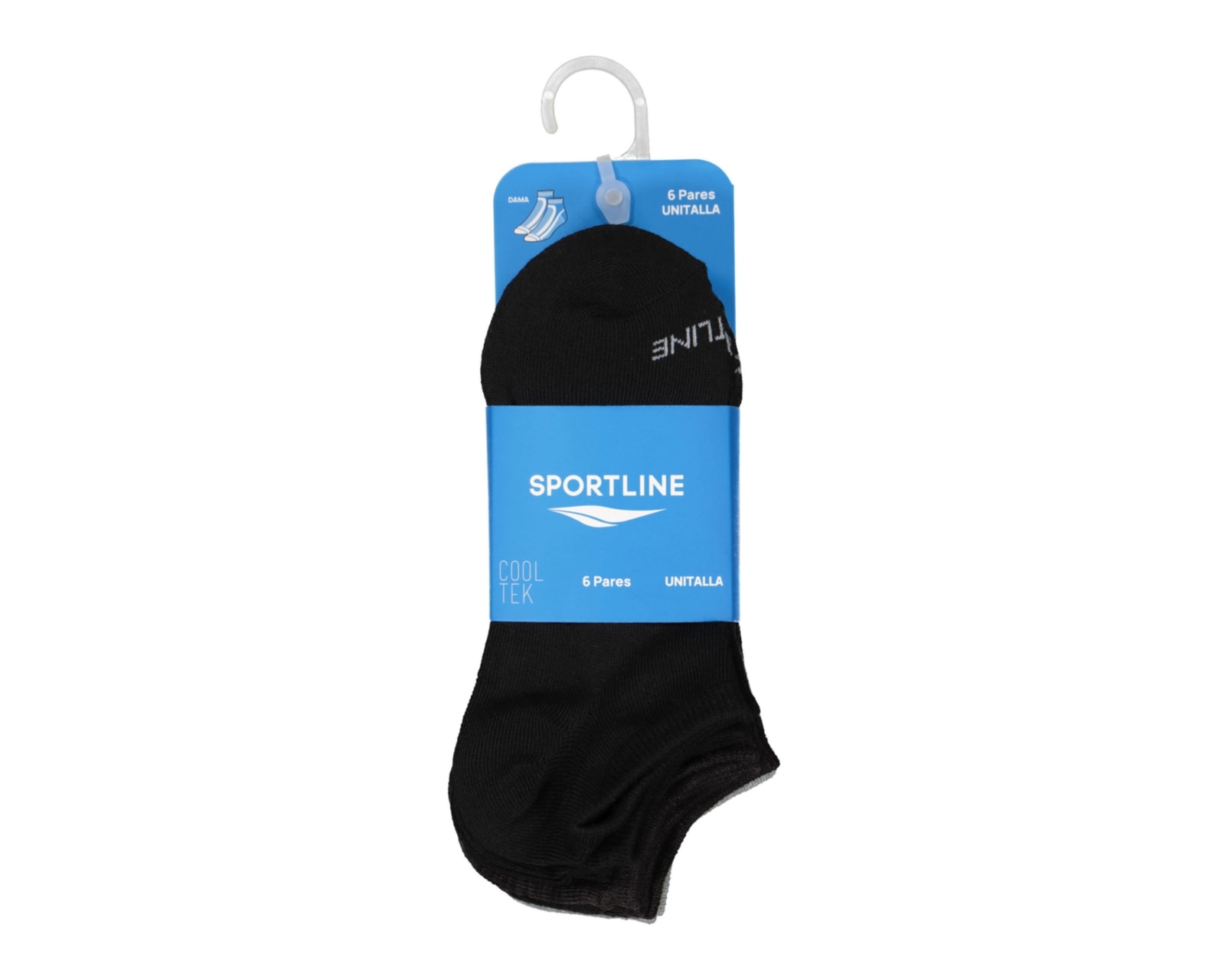 Foto 4 pulgar | Foto 3 | Calcetas Deportivas Tines Sportline para Mujer 6 Pares