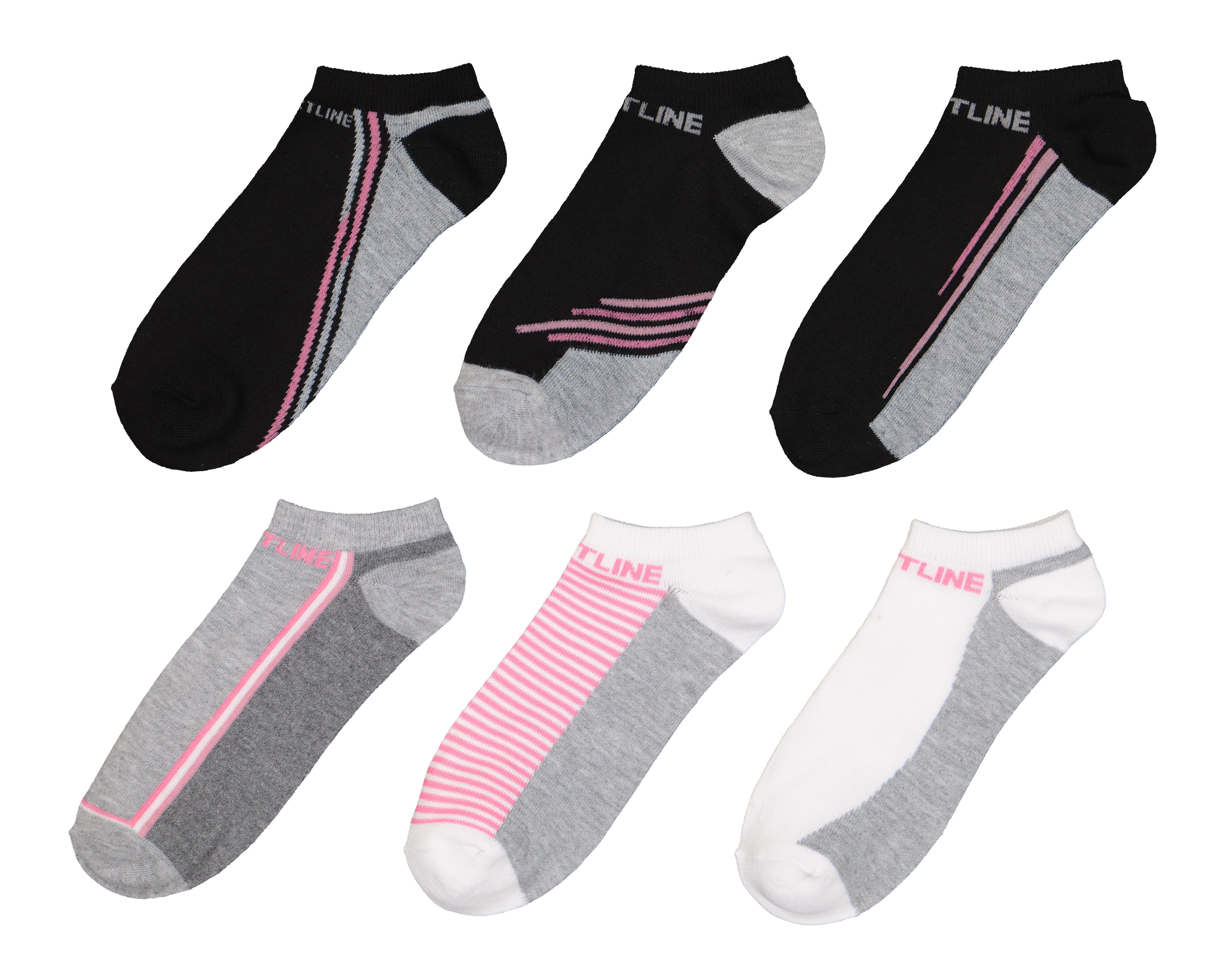 Calcetas Deportivas Tines Sportline Cool-Tek para Mujer 6 Pares