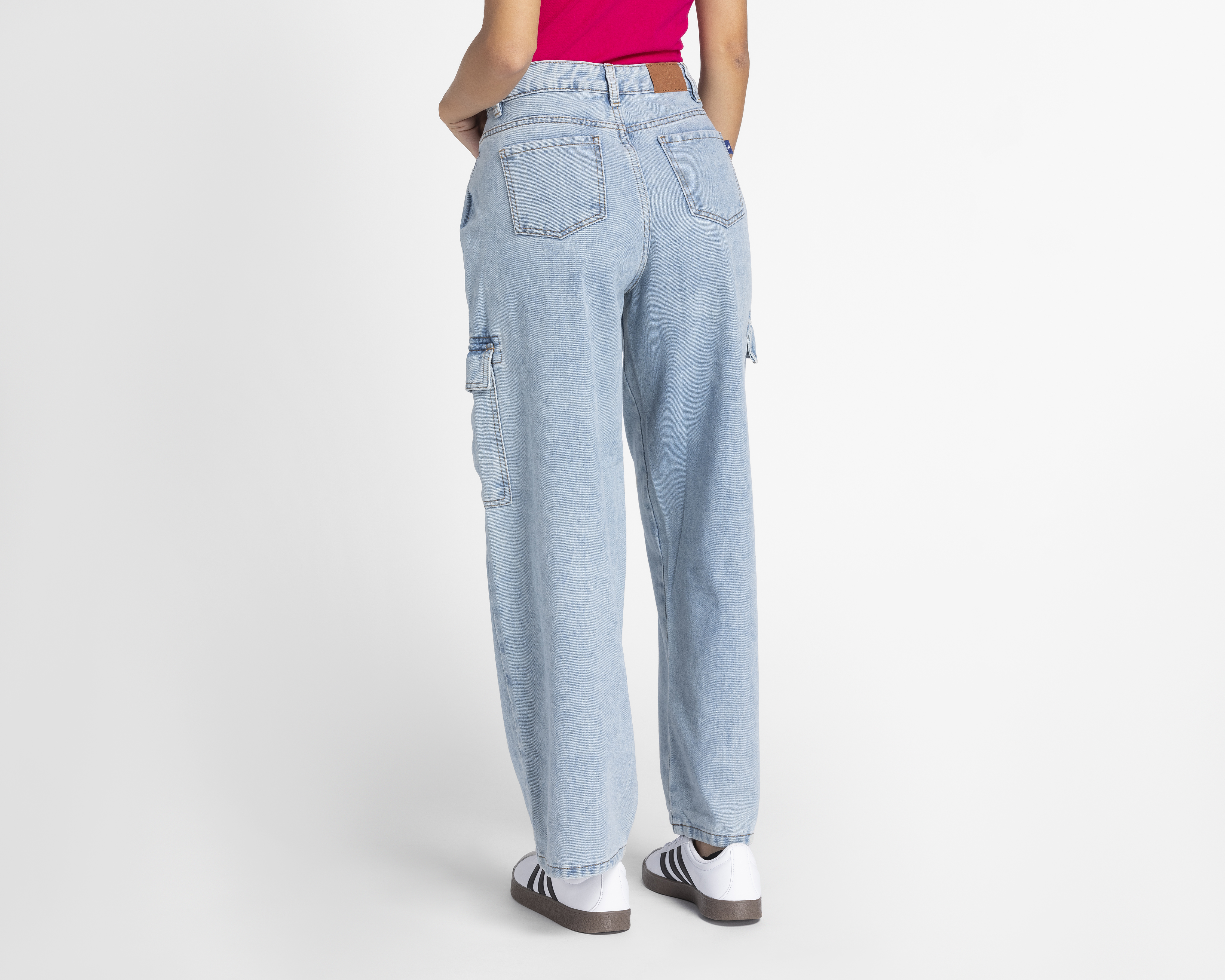 Foto 4 pulgar | Foto 3 | Jeans Wide Leg Refill para Mujer