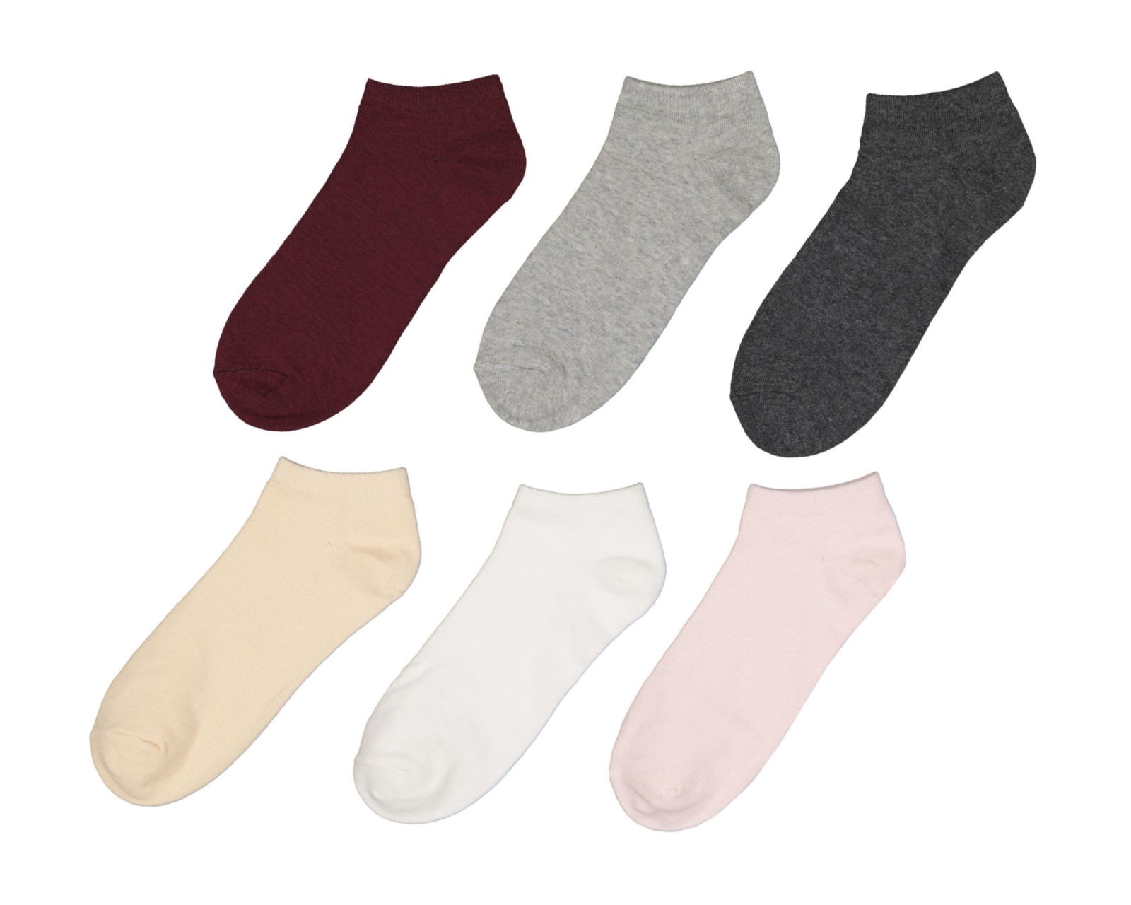 Calcetas Cortas Lovest para Mujer 6 Pares