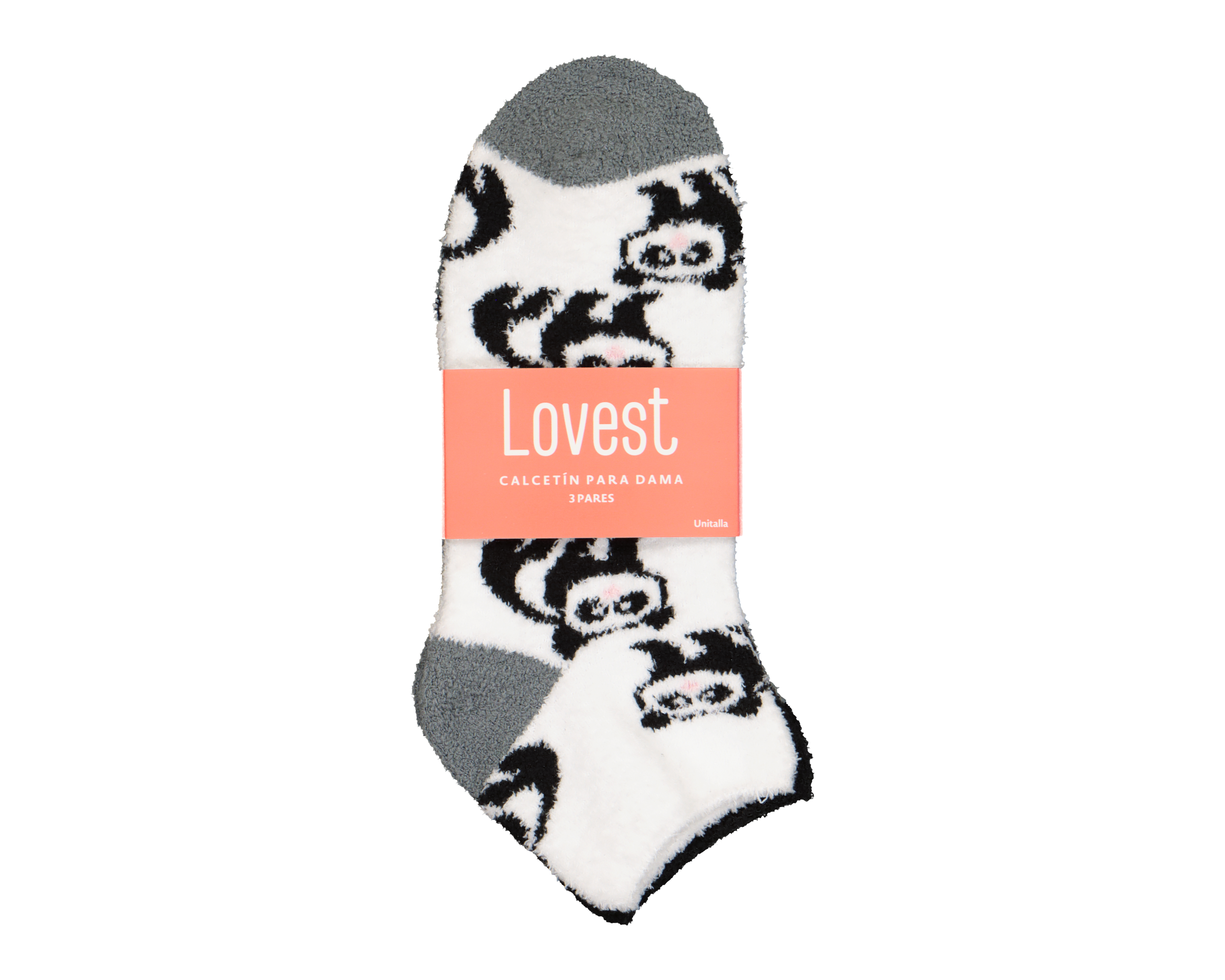 Foto 3 | Foto 3 | Calcetas Cortas Lovest para Mujer 3 Pares