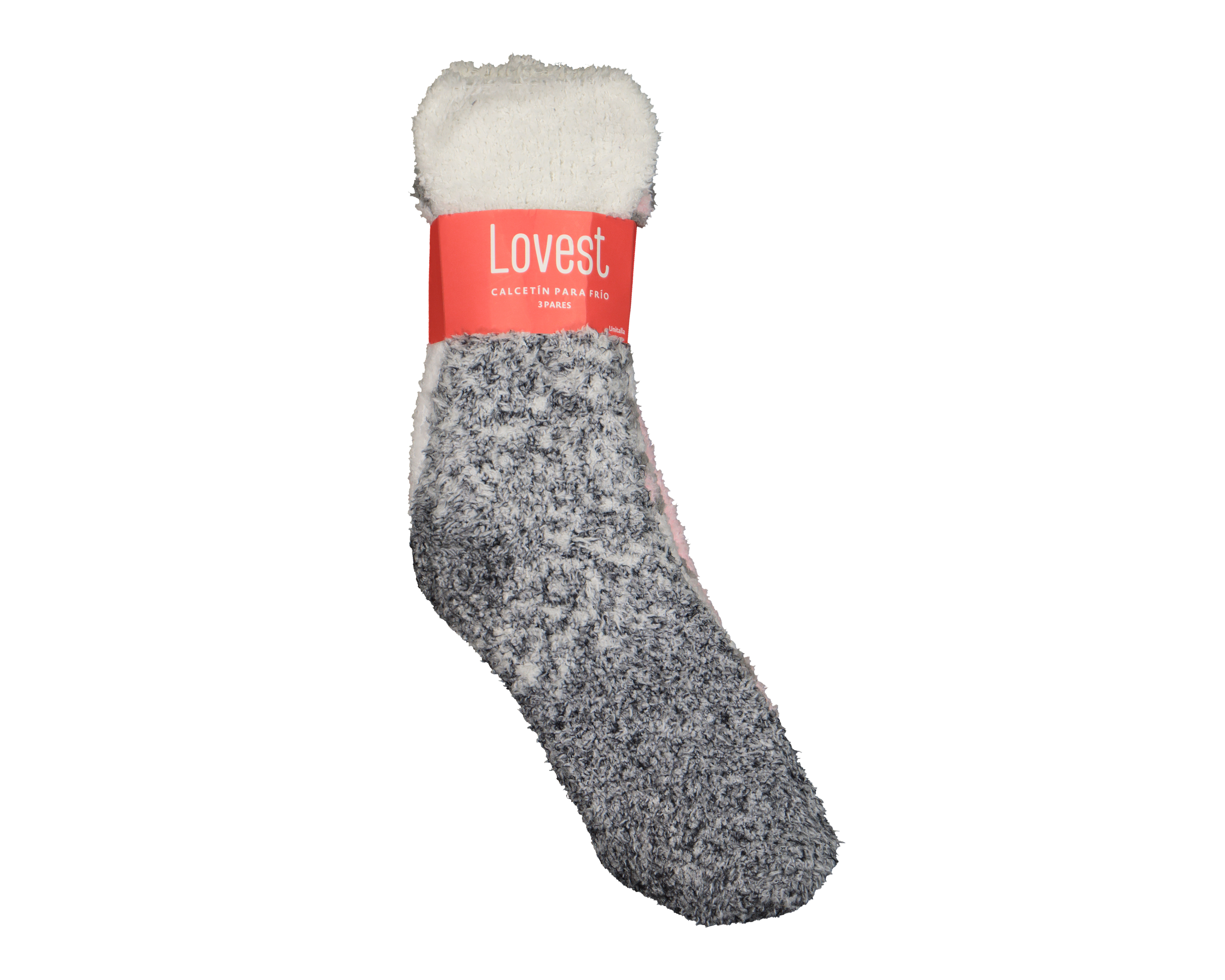 Foto 4 pulgar | Foto 3 | Calcetas Largas Lovest para Mujer 3 Pares