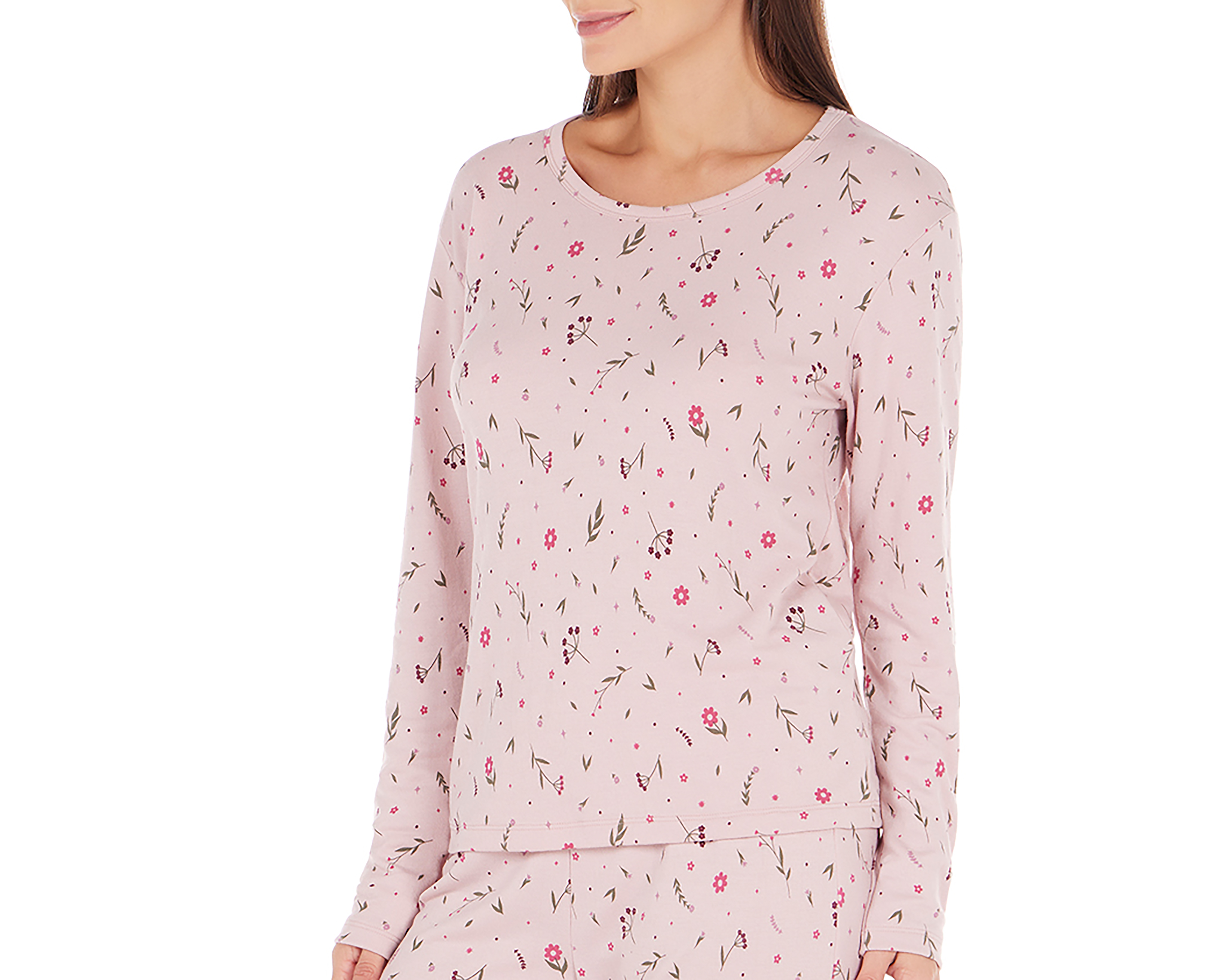 Foto 4 pulgar | Foto 3 | Pijama Tops & Bottoms para Mujer 2 Piezas