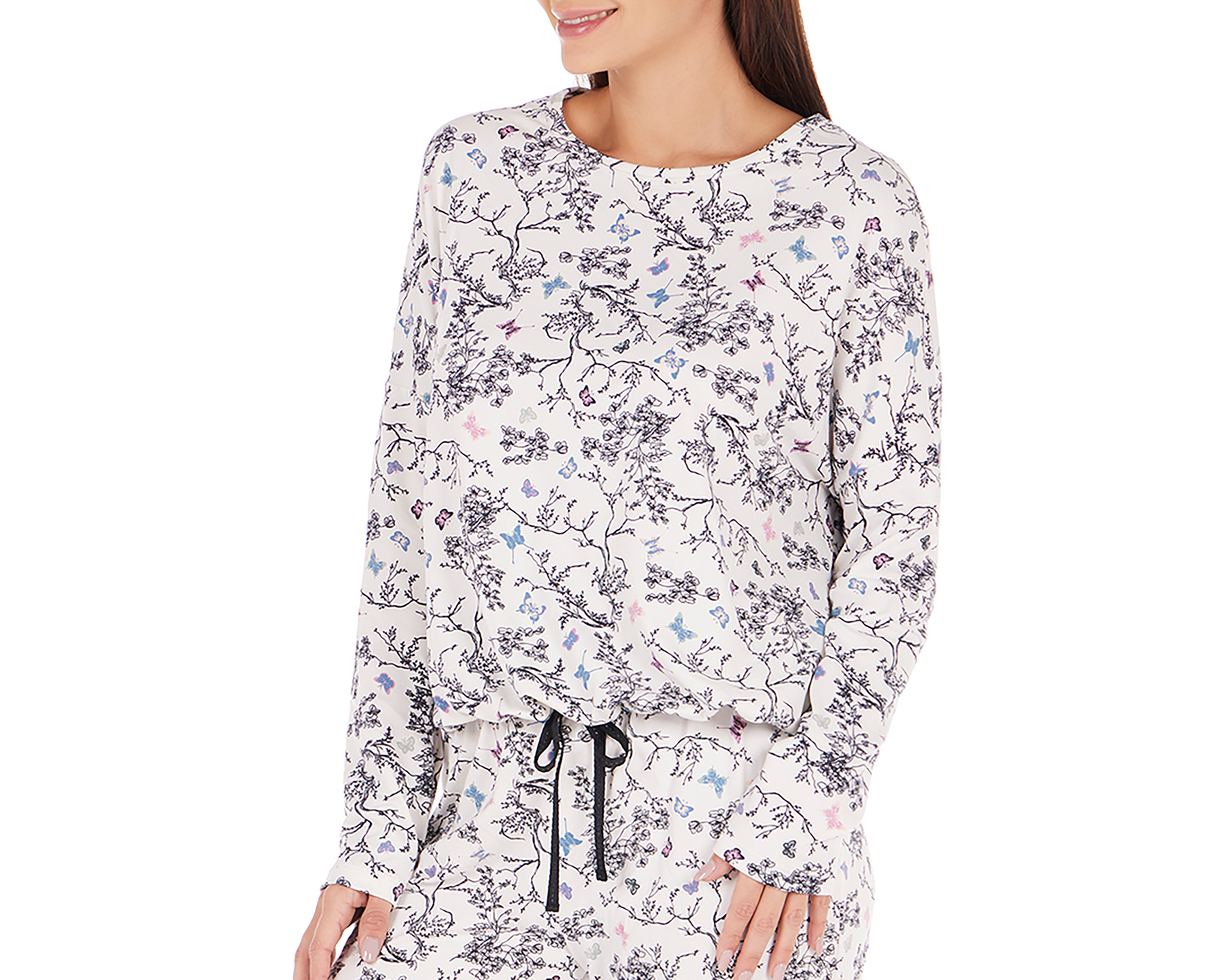 Foto 4 pulgar | Foto 3 | Pijama Tops & Bottoms para Mujer 2 Piezas