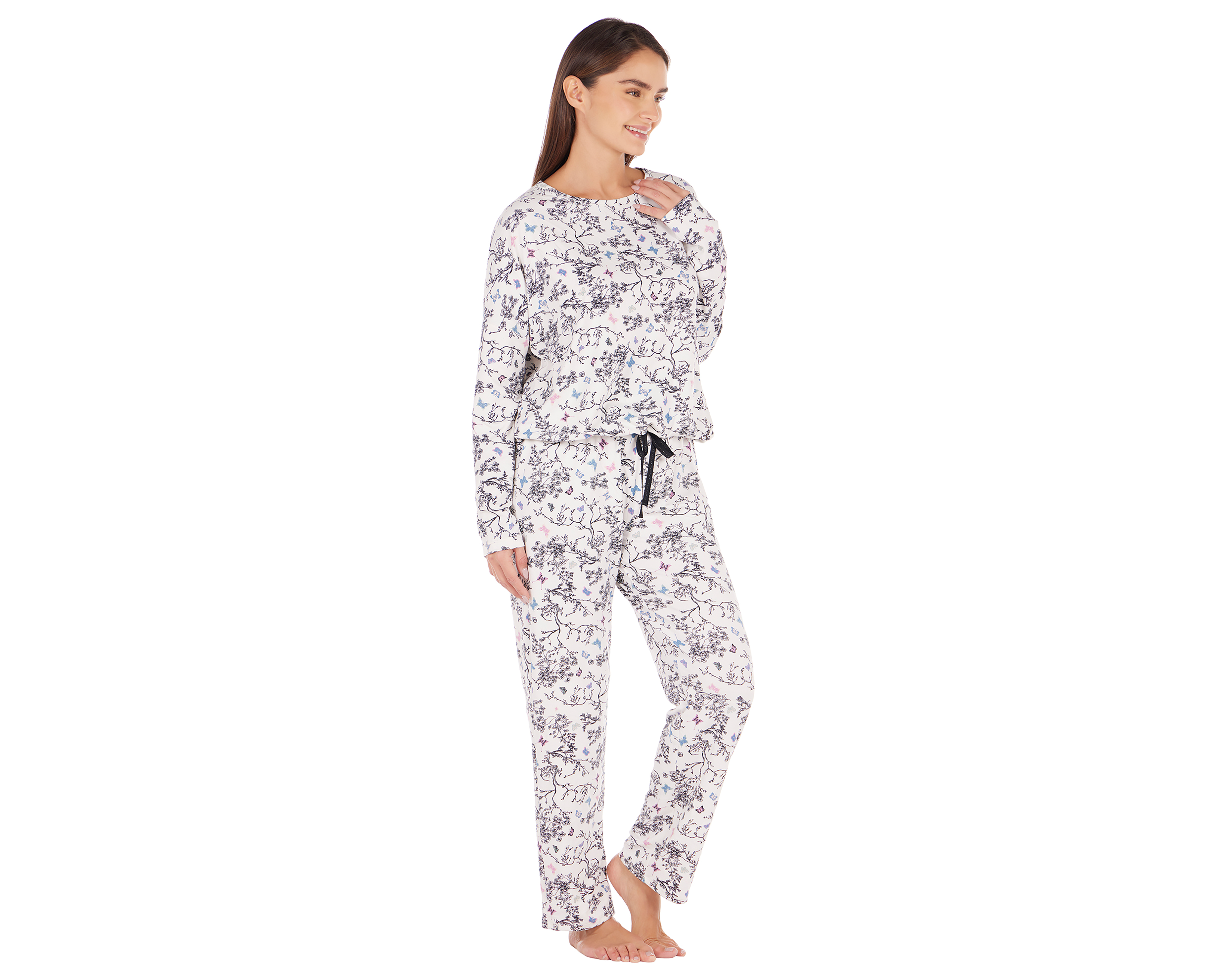 Foto 5 pulgar | Foto 4 | Pijama Tops & Bottoms para Mujer 2 Piezas