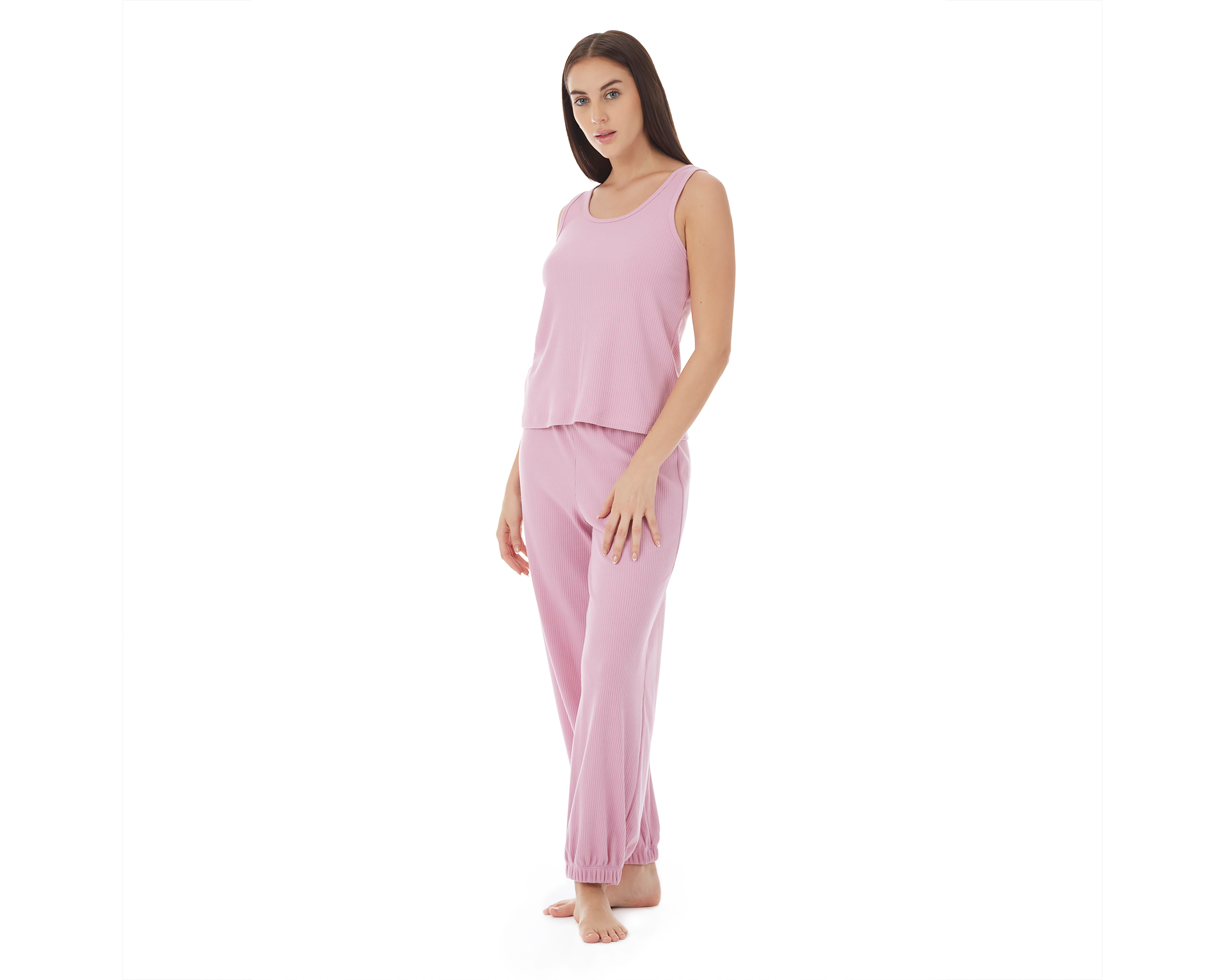 Foto 5 pulgar | Foto 4 | Pijama Tops & Bottoms para Mujer 2 Piezas