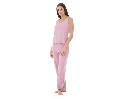 Foto 4 | Foto 4 | Pijama Tops & Bottoms para Mujer 2 Piezas