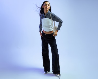 Foto 1 | Foto 1 | Pantalón Ancho Strona Azul Marino para Mujer
