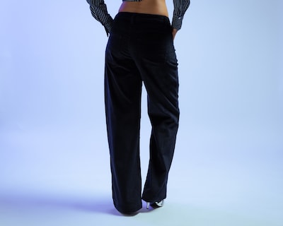Foto 3 | Foto 3 | Pantalón Ancho Strona Azul Marino para Mujer