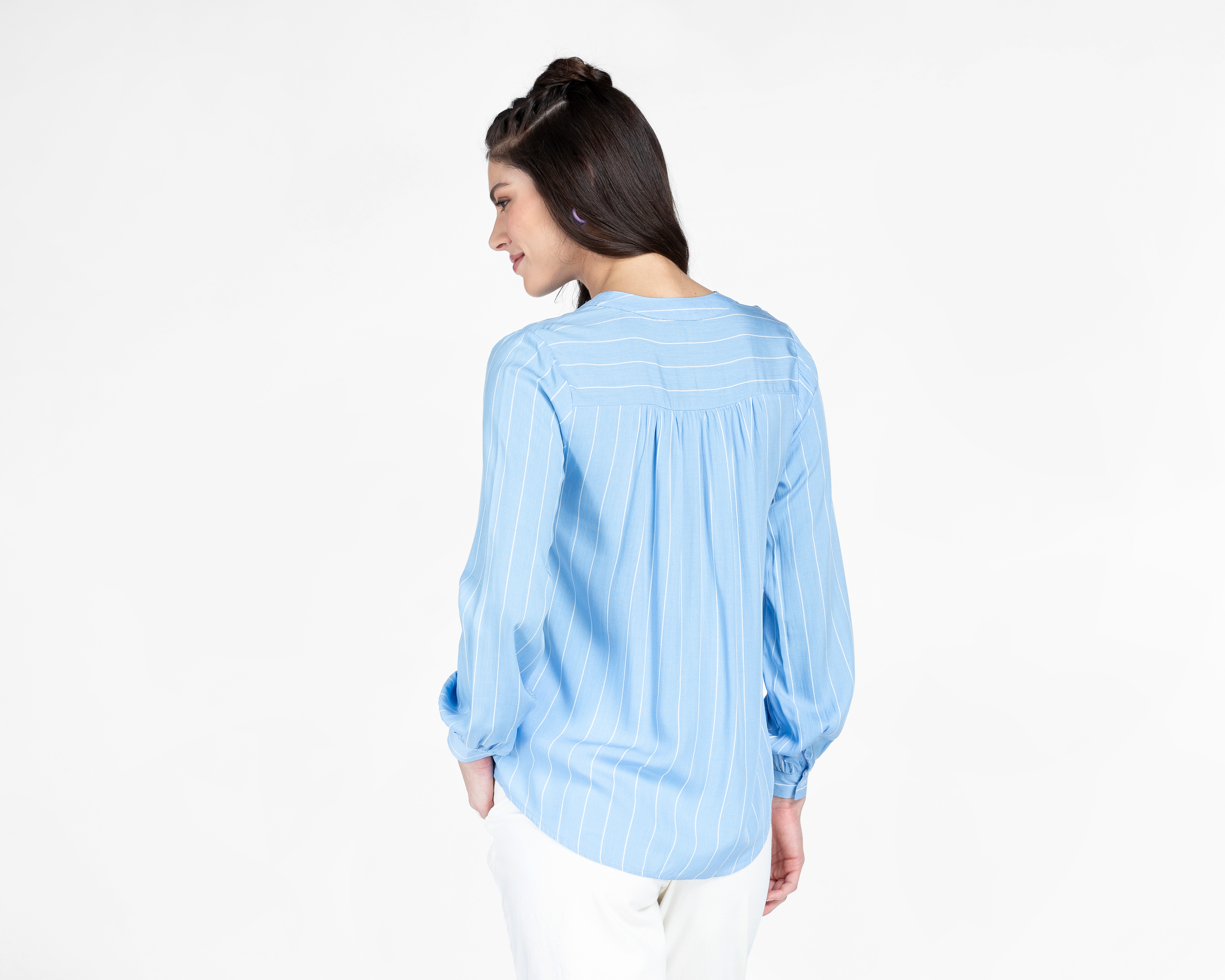 Foto 3 | Foto 3 | Blusa Refill Manga Larga con Botones