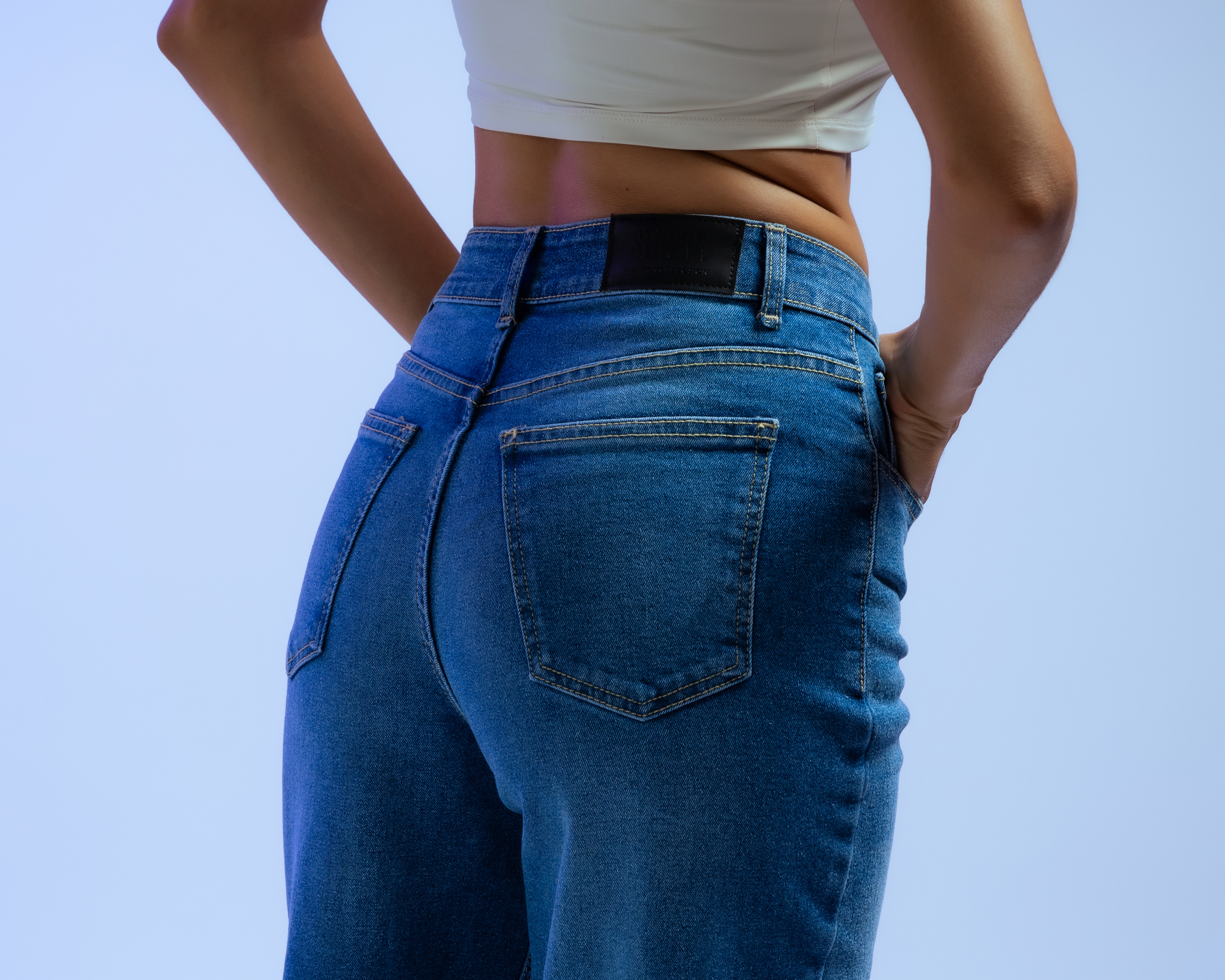 Foto 6 pulgar | Foto 5 | Jeans Wide Leg Strona para Mujer