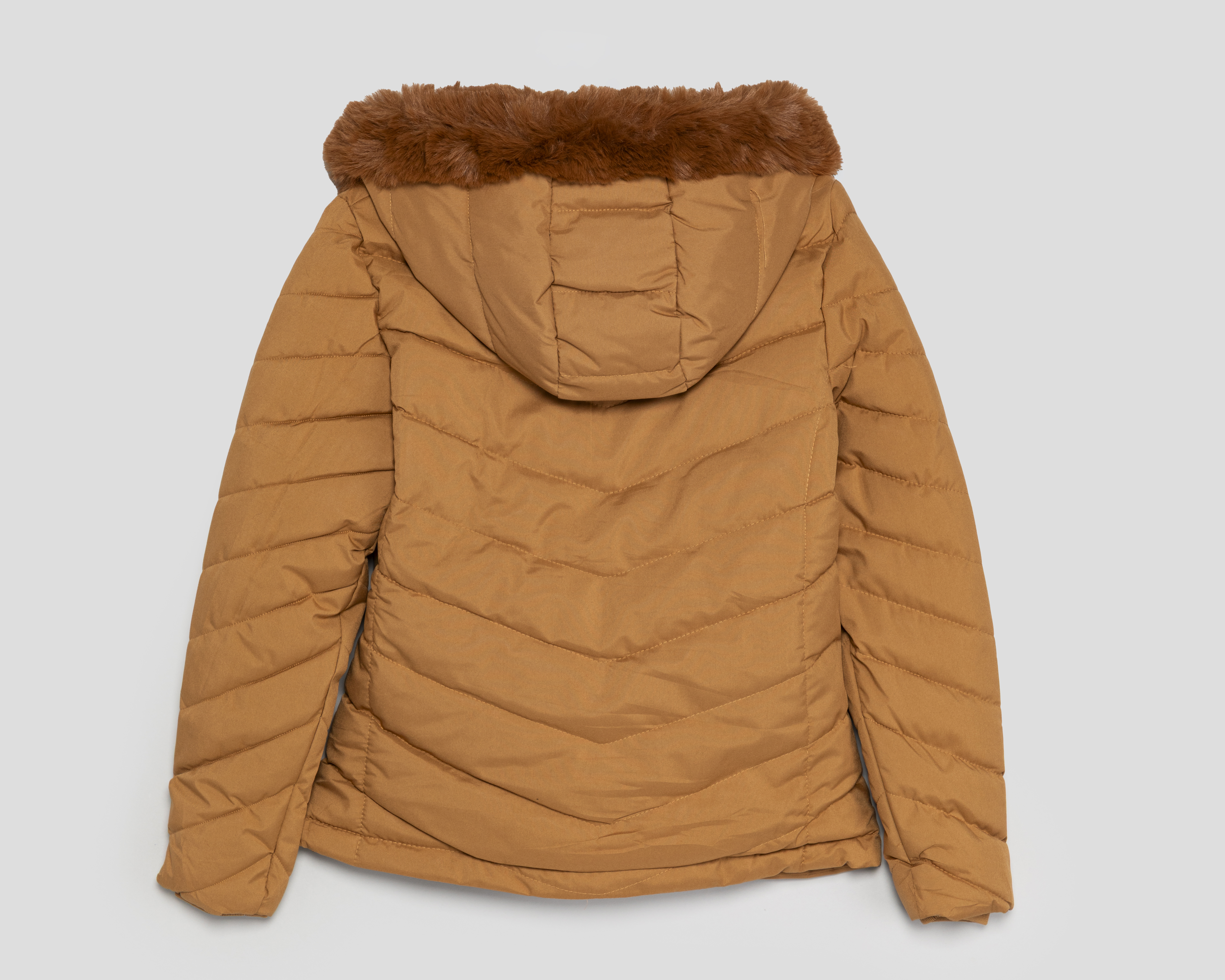 Foto 3 pulgar | Foto 2 | Chamarra Camel Ann Miller para Mujer