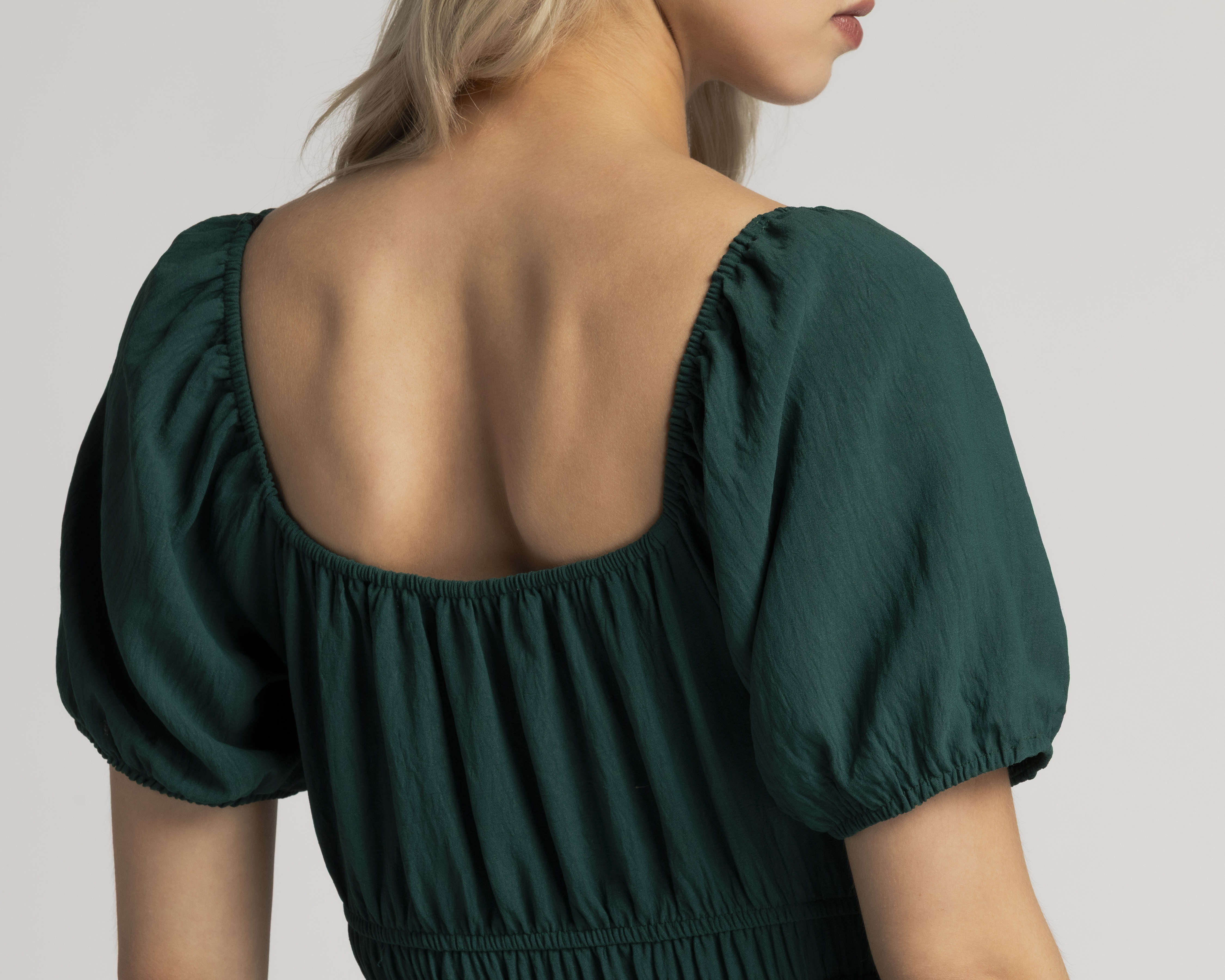 Foto 5 | Foto 5 | Vestido Casual Refill Manga Corta Verde Jade Juvenil